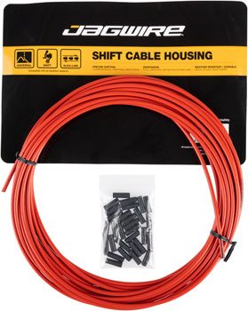 Jagwire 4mm Sport Derailleur Housing with Slick Lube Liner - 10 Meter Roll in Red | Premium Bike Gear for Smooth Shifting | Perfect for Road Bikes, Mountain Bikes & Cycling Enthusiasts