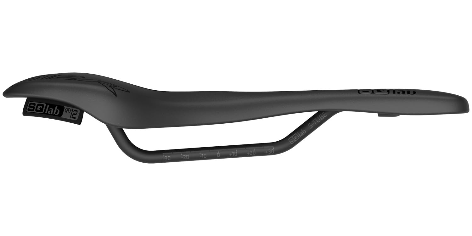 SQlab 612 Ergowave R Mountain Bike Saddle - Carbon Fiber Reinforced Polyamide Unisex MTB Saddle for Men & Women | Comfortable Cycling Seat for Trail Riding, Enduro & Cross-Country Biking