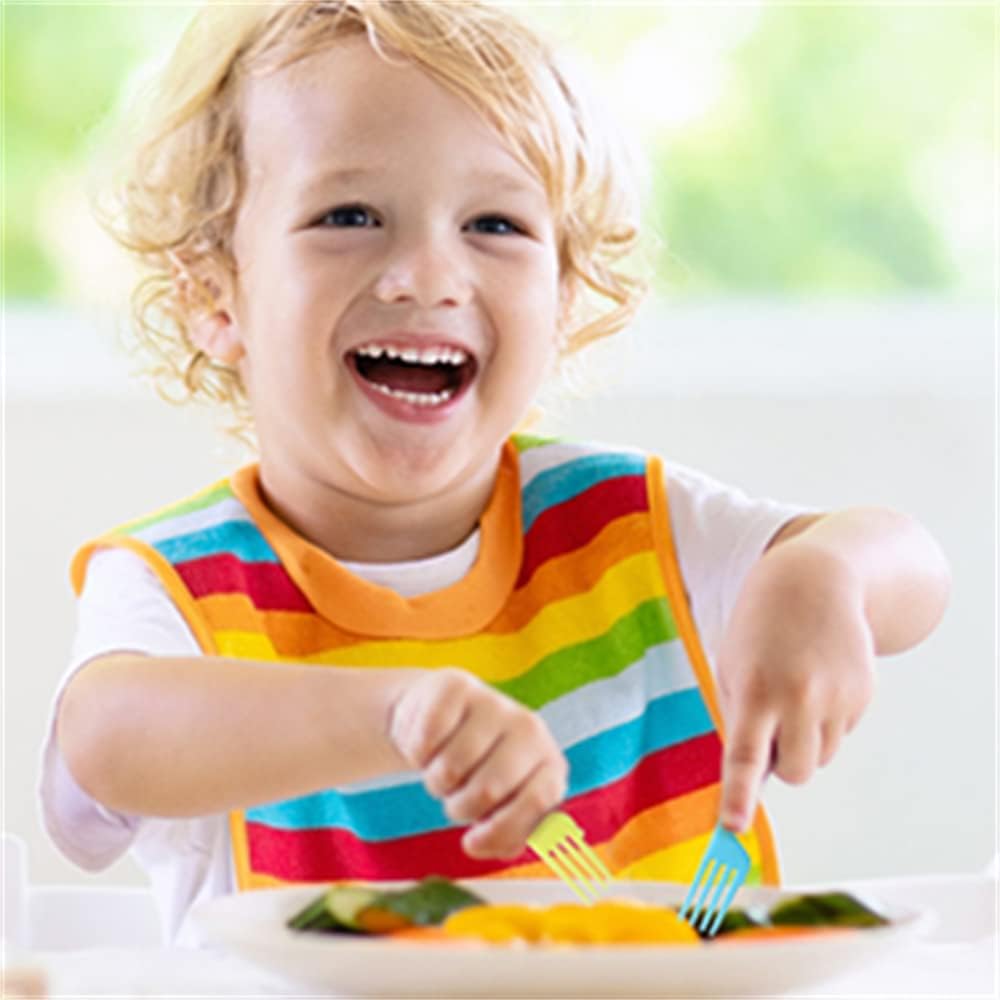 10Pcs Kids Fruit Forks - Cute Animal Mini Forks for Bento Box, Dessert, Cake & Pastry - Perfect for Kids Parties, Snack Time & Lunch Box Accessories