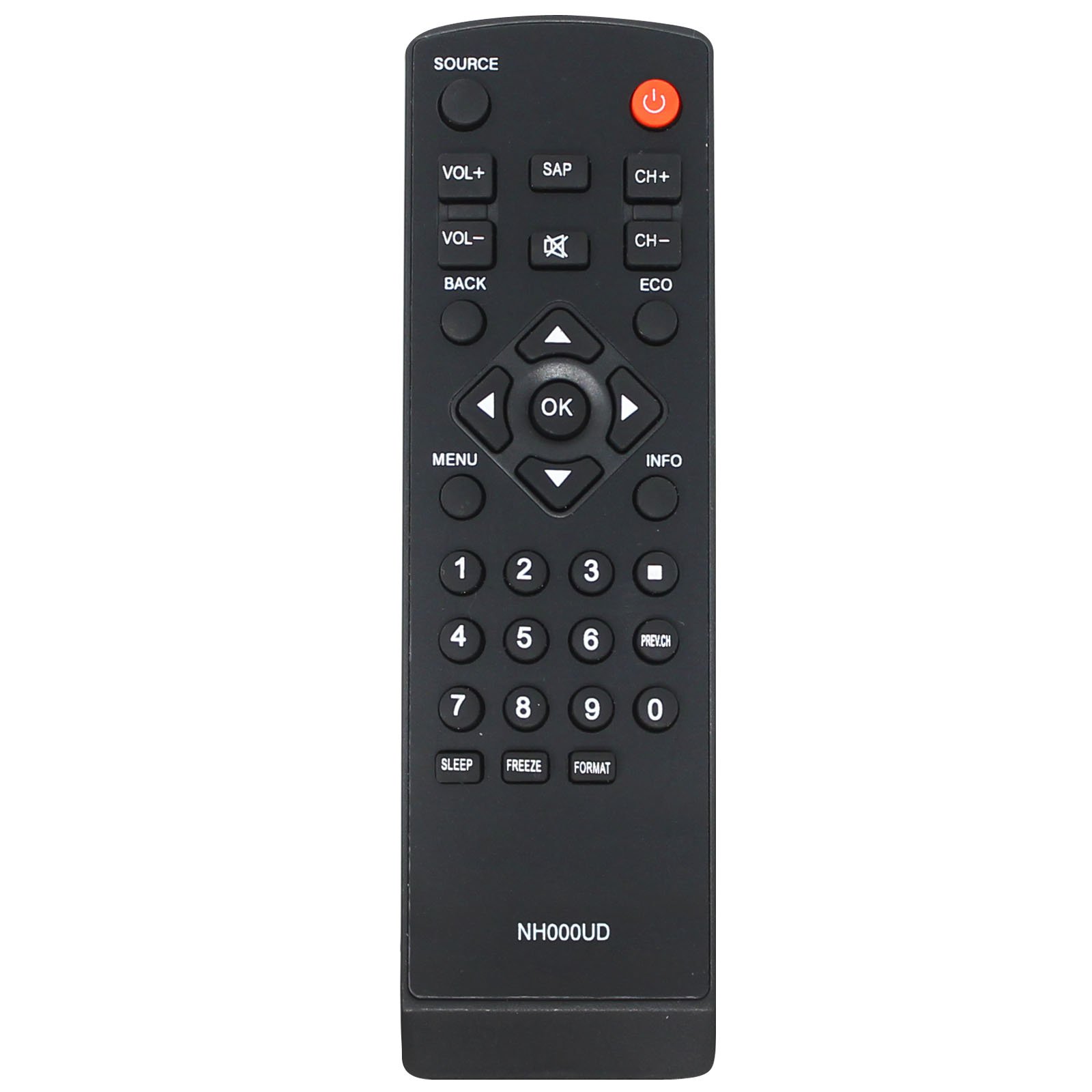 2-Pack LC320EM2A HDTV Remote Control Replacement for Emerson TVs - Compatible with NH000UD Model | Perfect for Living Room, Bedroom & Home Theater Use