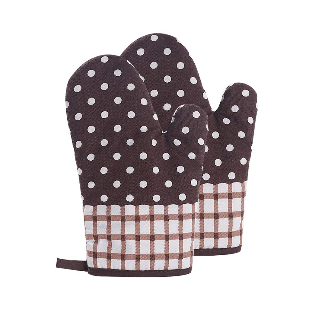 Heat Resistant Oven Mitts & Baking Gloves - Anti-Hot Insulated Kitchen Gloves for Cooking, Grilling, Microwave - Perfect for Holiday Baking & Christmas Decorations - Essential Kitchen Tools for Home Bakers
