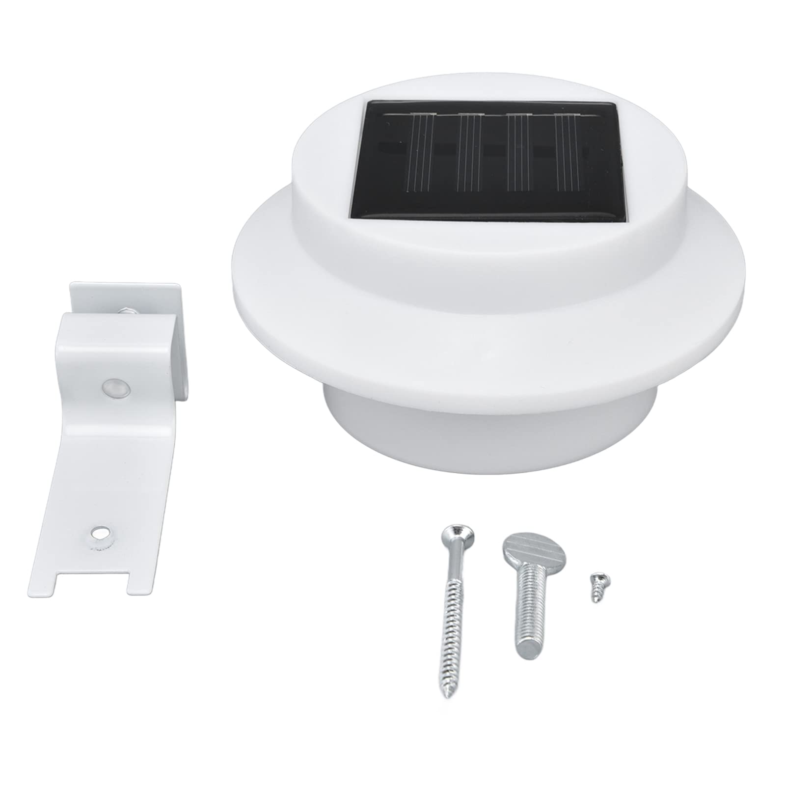 YEmirth Solar Fence Lights - 3 LED Waterproof Outdoor Solar Deck Lights, Solar Stair Lights for Garden, Yard, Pathway, Patio, and Driveway Lighting