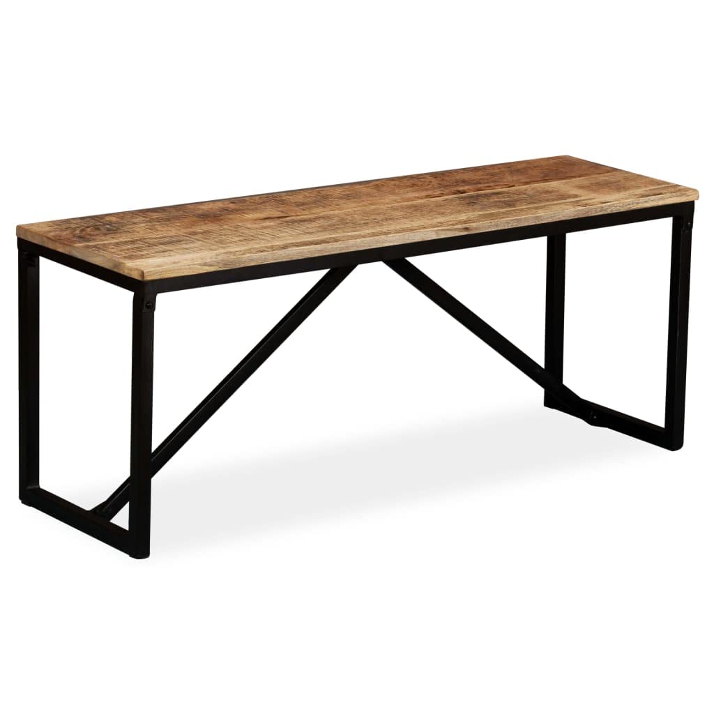 Solid Mango Wood Bench 43.3