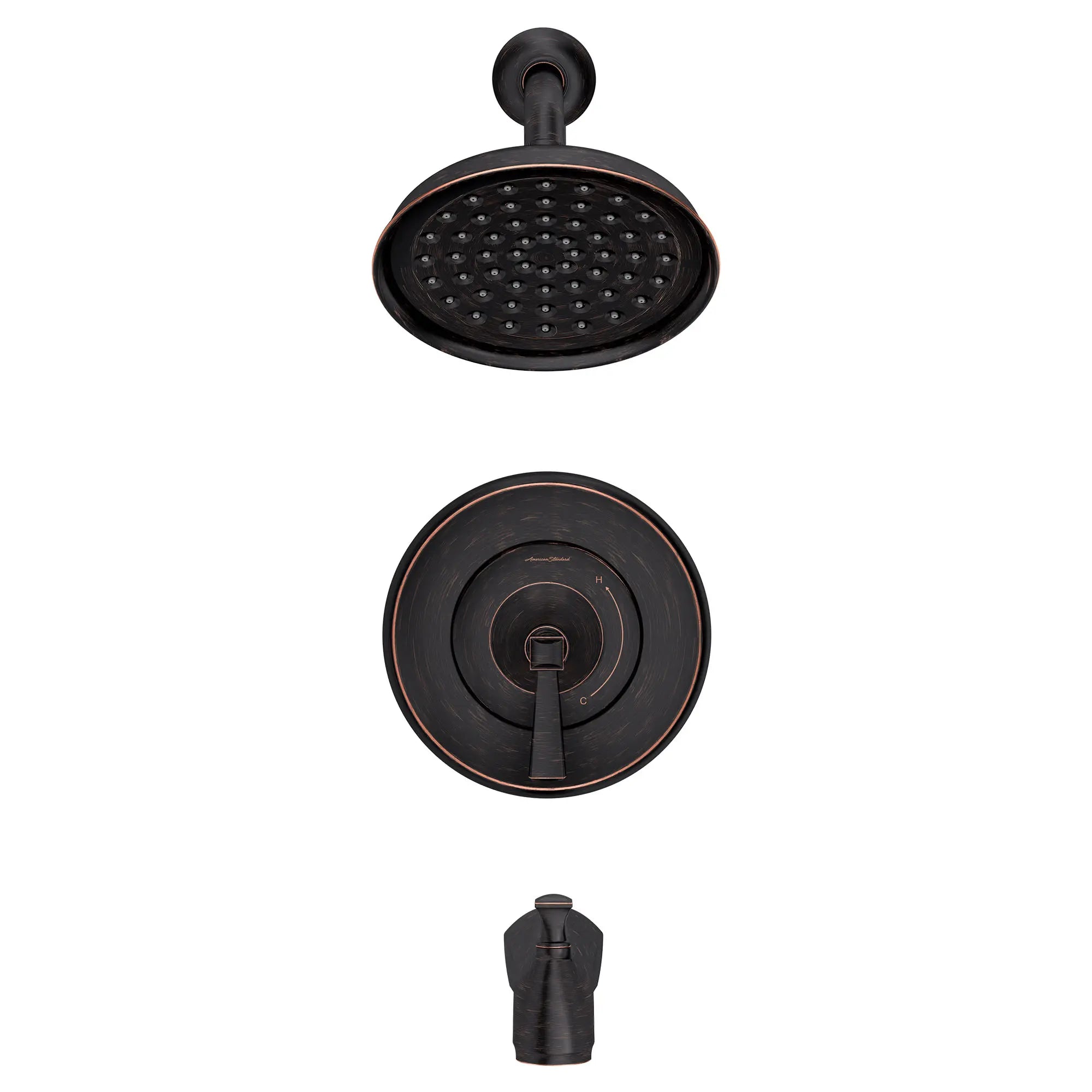 Glenmere 2.5 GPM/6.8 LPM Pressure Balance Tub and Shower Trim Kit with Showerhead & Double Ceramic Cartridge - Perfect for Bathroom Renovation and Modern Home Upgrades