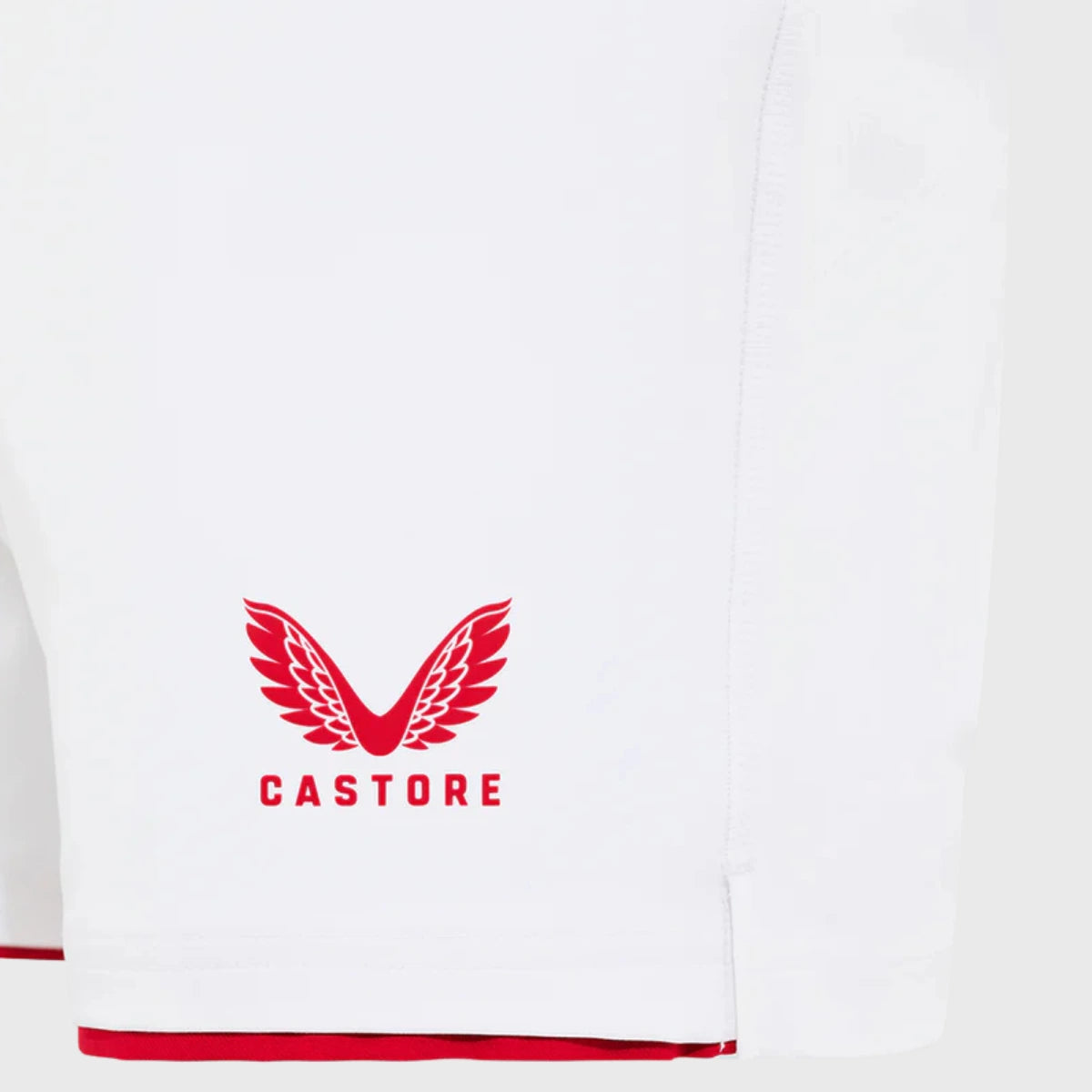 Castore England Home Rugby Shorts 2025/26 - Men's Breathable Athletic Shorts for Rugby Training & Match - Perfect for Sports, Gym & Casual Wear
