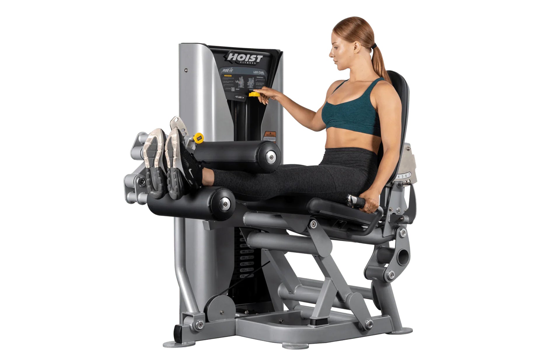 Hoist ROC IT Leg Curl Machine (RS 2402) - Professional Home Gym Equipment for Hamstring Workouts - Perfect for Strength Training & Fitness Enthusiasts