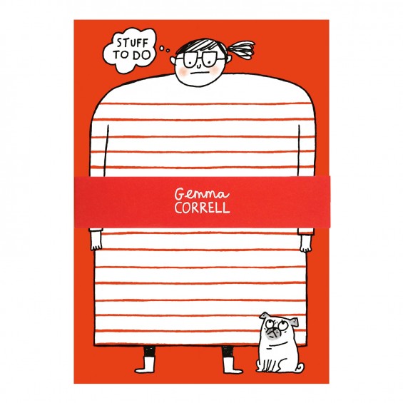 Gemma Correll To-Do List Notepad - Cute & Funny Stationery for Daily Tasks, Work, School & Home Organization | Perfect Planner, Journal & Memo Pad for Productivity & Goal Tracking