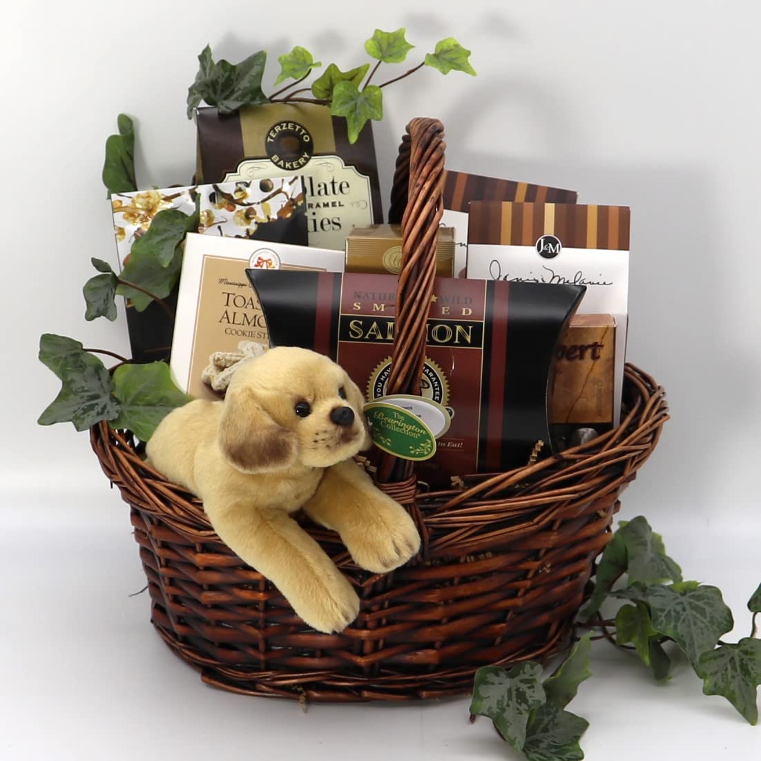 Puppy Love Gift Basket for Dogs - Premium Dog Treats, Toys & Accessories - Perfect for Puppy Birthdays, Adoption Celebrations & Dog Lovers