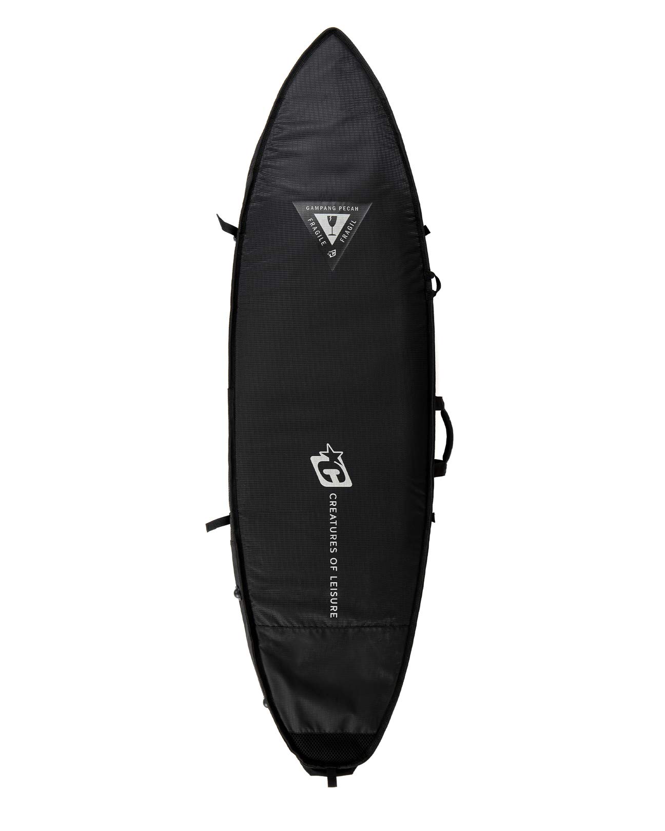 Premium Triple Shortboard Cover Bag by Creatures of Leisure - Waterproof Surfboard Protection for Travel & Storage | Perfect for Beach Trips, Surf Safaris & Board Storage