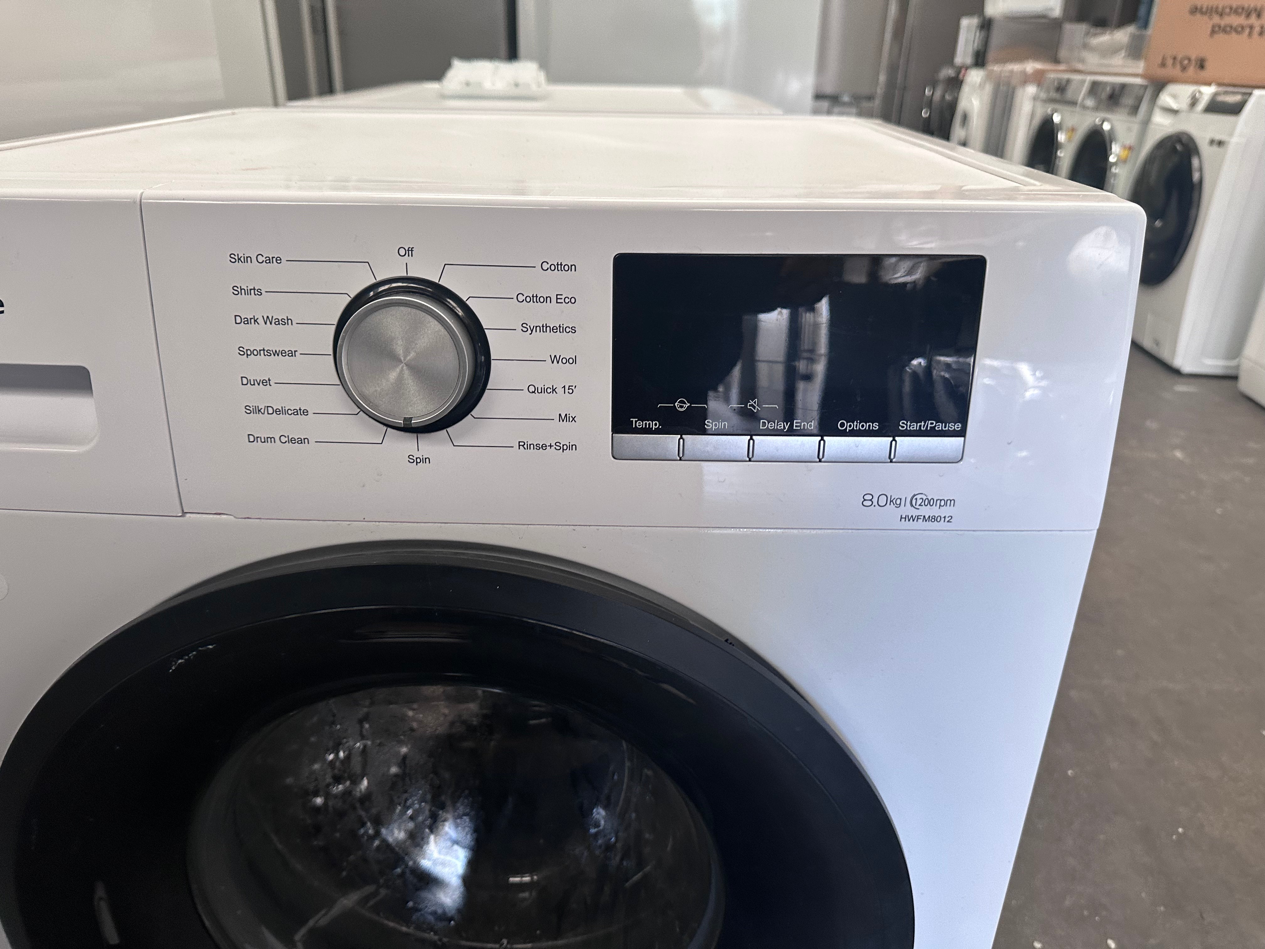 Hisense 8kg Front Load Washing Machine - Energy Efficient, Quiet Operation [Certified Refurbished] - Perfect for Apartments & Small Laundry Rooms