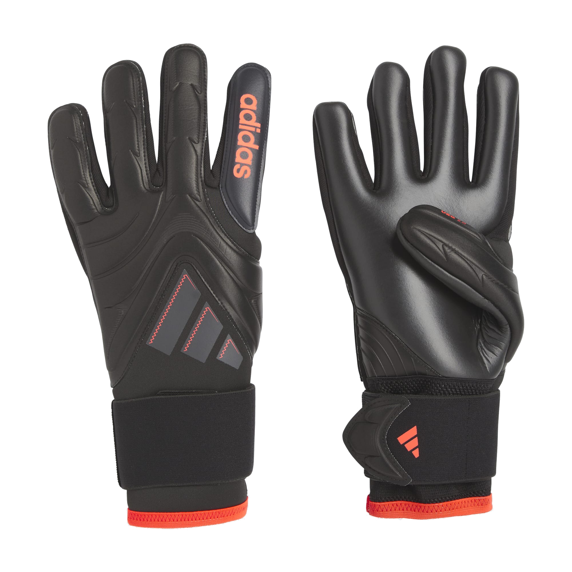 Adidas Copa Pro Goalkeeper Gloves - Professional Soccer Goalie Gloves for Men & Women (Black/Lucid Red) - Perfect for Training, Matches & Competitive Play