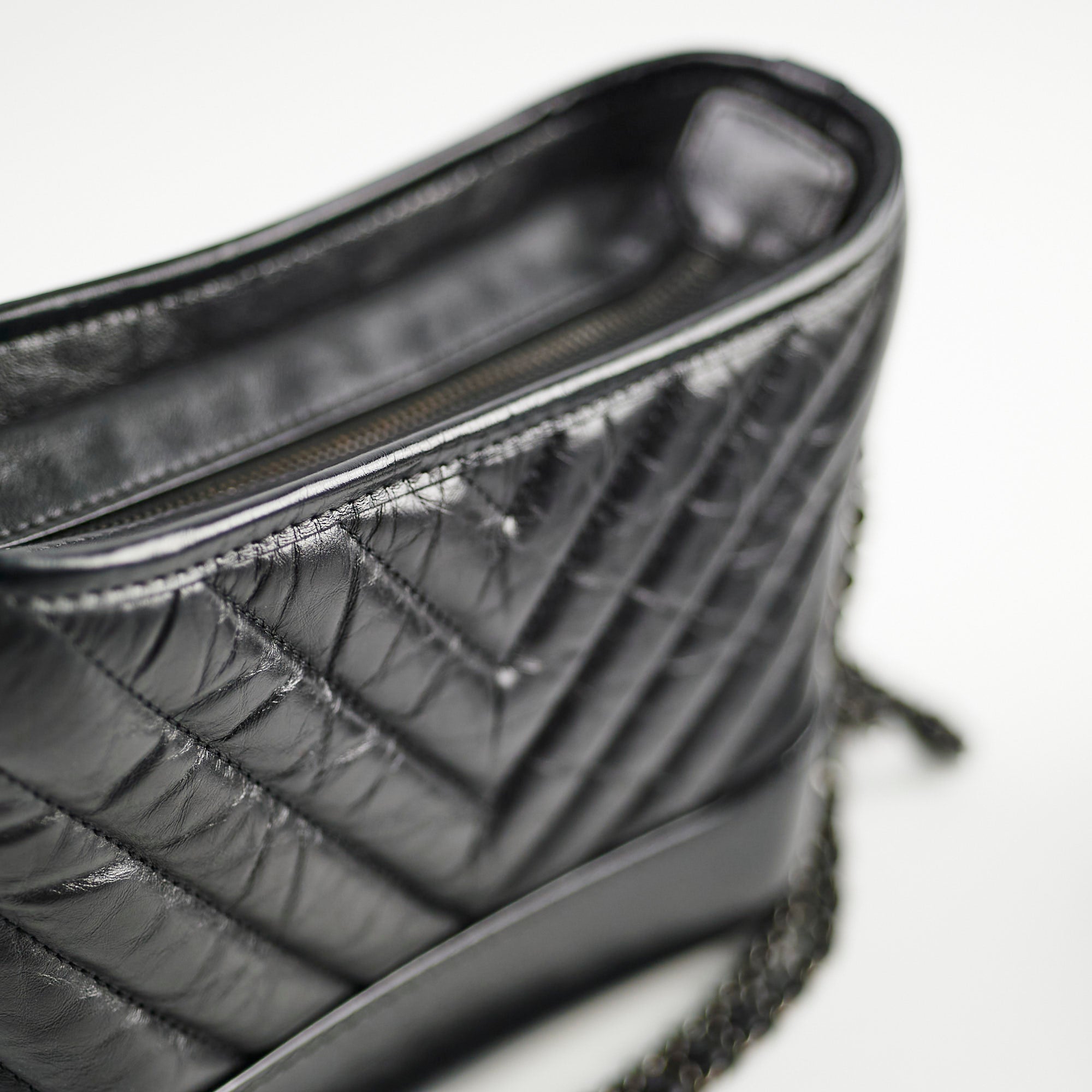 Chanel Small Gabriel Black Leather Shoulder Bag 28cm - Luxury Designer Handbag for Women, Perfect for Work, Evening & Special Occasions
