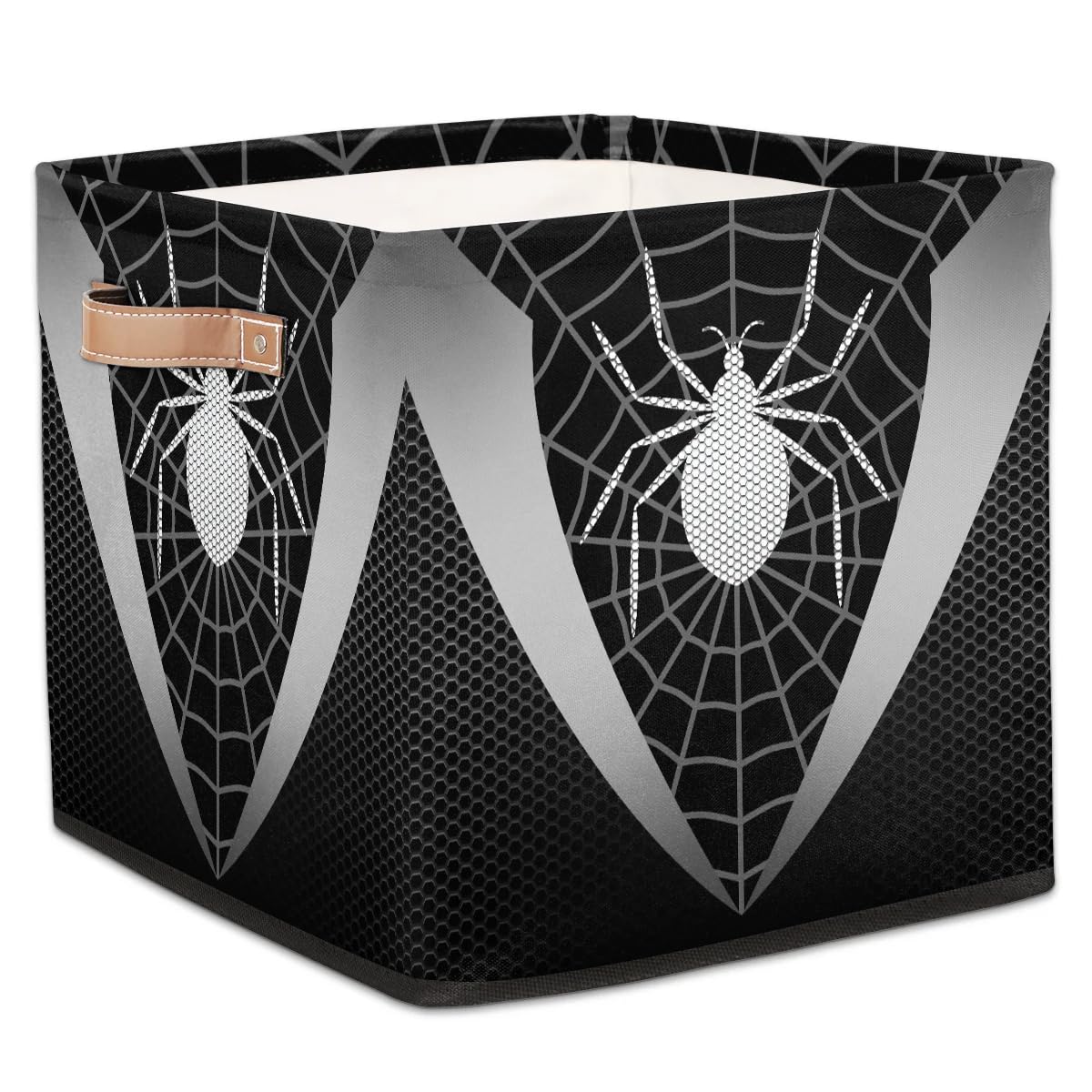 Black Spider Web Foldable Storage Cubes 13