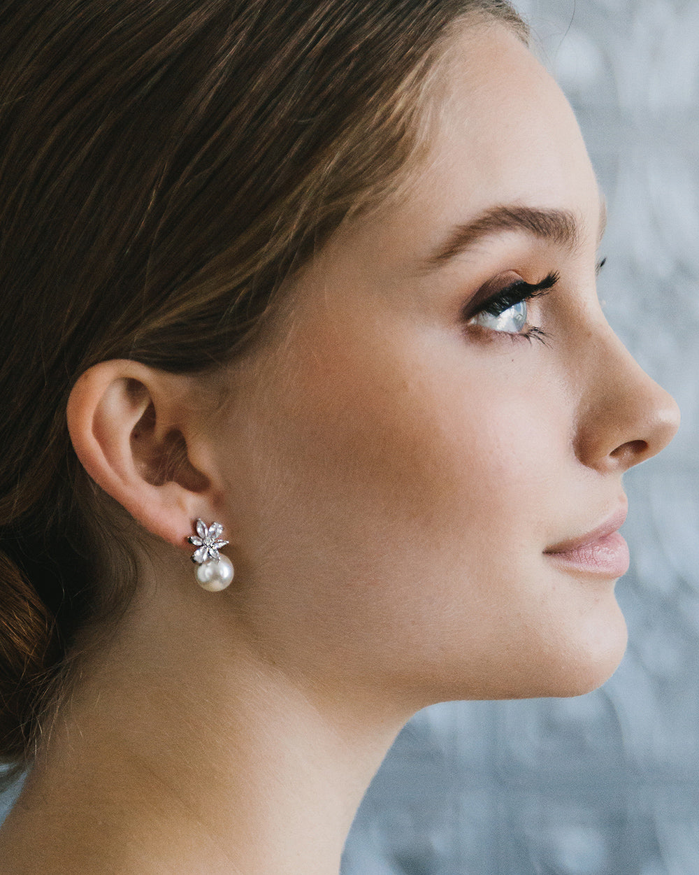 Carmen Pearl Stud Earrings - Classic White Freshwater Pearl Earrings for Women, 18K Gold Plated, Minimalist Elegant Jewelry Gift for Her | Perfect for Weddings, Date Nights & Office Wear