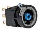 HA-C1V SPDT Contact Blocks, Normally Open/Normally Closed (NO/NC) with PC Pins, 0.1A 30VDC - 5 Pack for Industrial Control Panels & Electrical Equipment