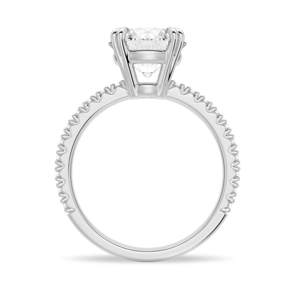 1.5 Carat Solitaire Round Cut Diamond Engagement Ring & Wedding Band Set for Women - Perfect for Proposals, Anniversaries, and Bridal Jewelry