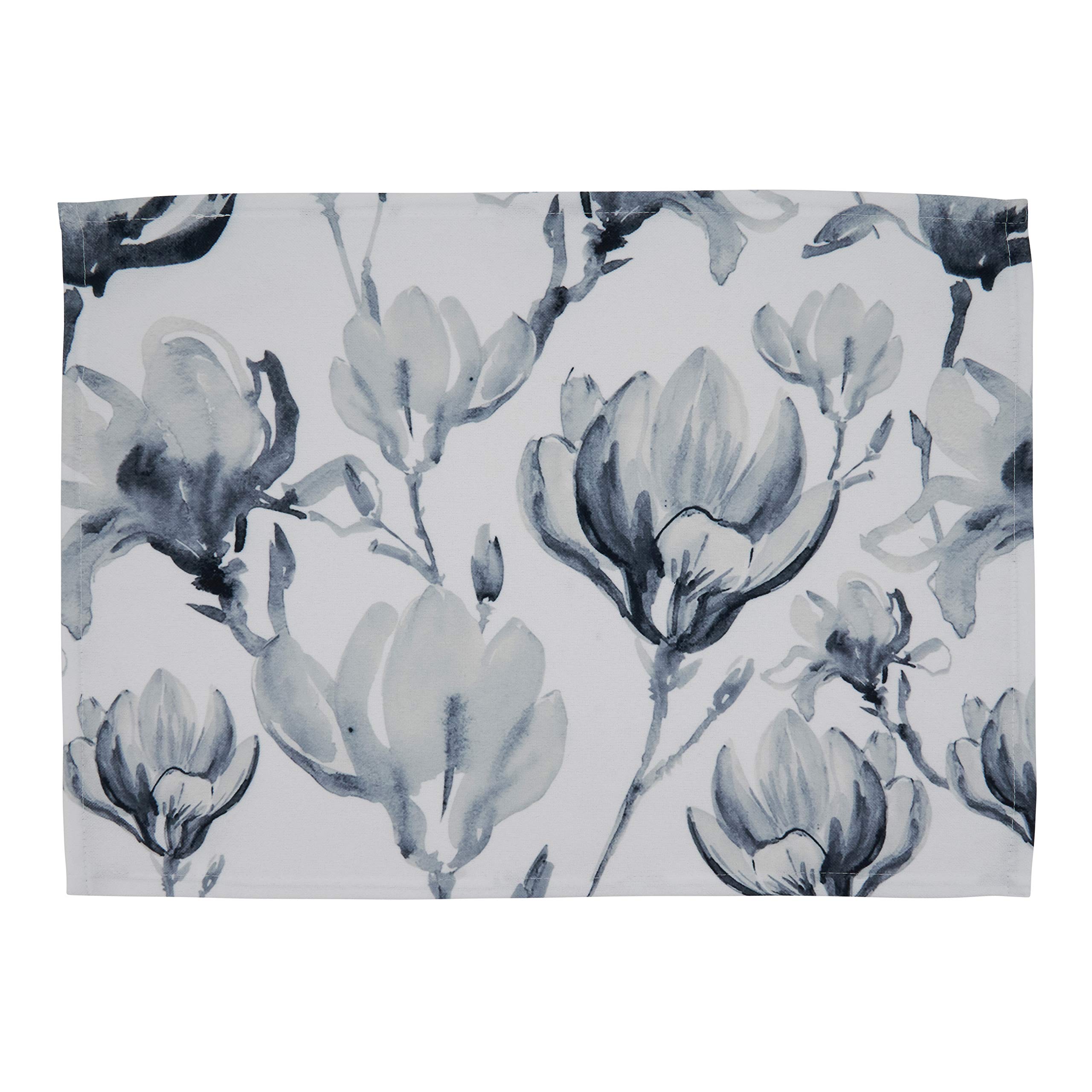 Elegant Watercolor Floral Placemats Set of 4 - Washable & Durable Table Mats for Dining Room Decor, Kitchen Table Setting, Party Dinnerware - Perfect for Home Decor, Wedding, Holiday Gatherings