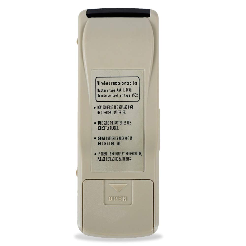 Original Title: Y502 A/C Controller Air Conditioner Air Conditioning Remote Control Suitable for Gree Y512 Y502   Optimized Title: **Gree Y502/Y512 Universal Air Conditioner Remote Control - Compatible with Multiple Gree AC Units | Perfect for Home, Office & Bedroom Cooling**