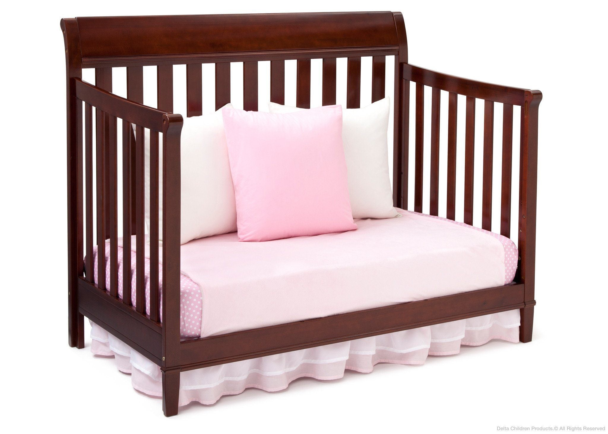 Haven 4-in-1 Convertible Baby Crib - Toddler Bed, Daybed & Full-Size Bed - Safe Nursery Furniture for Newborns to Teens - Perfect for Bedrooms, Daycare & Guest Rooms