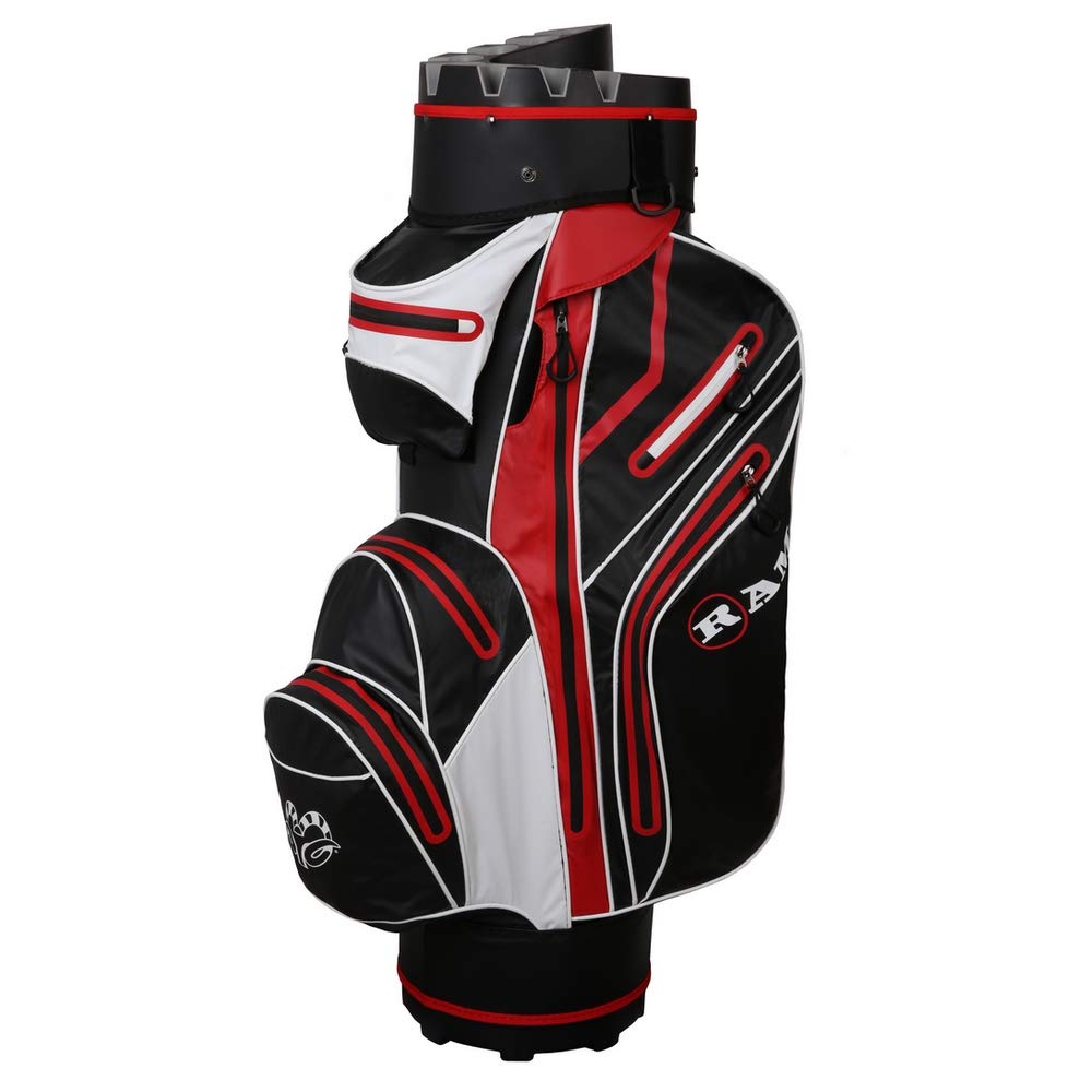 Ram Golf Premium 14-Way Molded Organizer Cart Bag - Ideal for Golf Course & Driving Range Use
