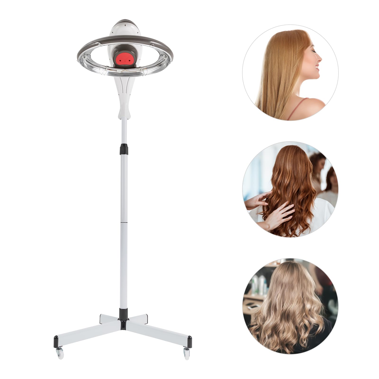 Professional 950W Stand Hair Dryer & 3-in-1 Rotating Hair Color Processor - Salon-Grade Hair Steamer for Perming, Dyeing & Oil Treatment | Perfect for Salon Styling, Home Hair Care & Professional Hair Treatments
