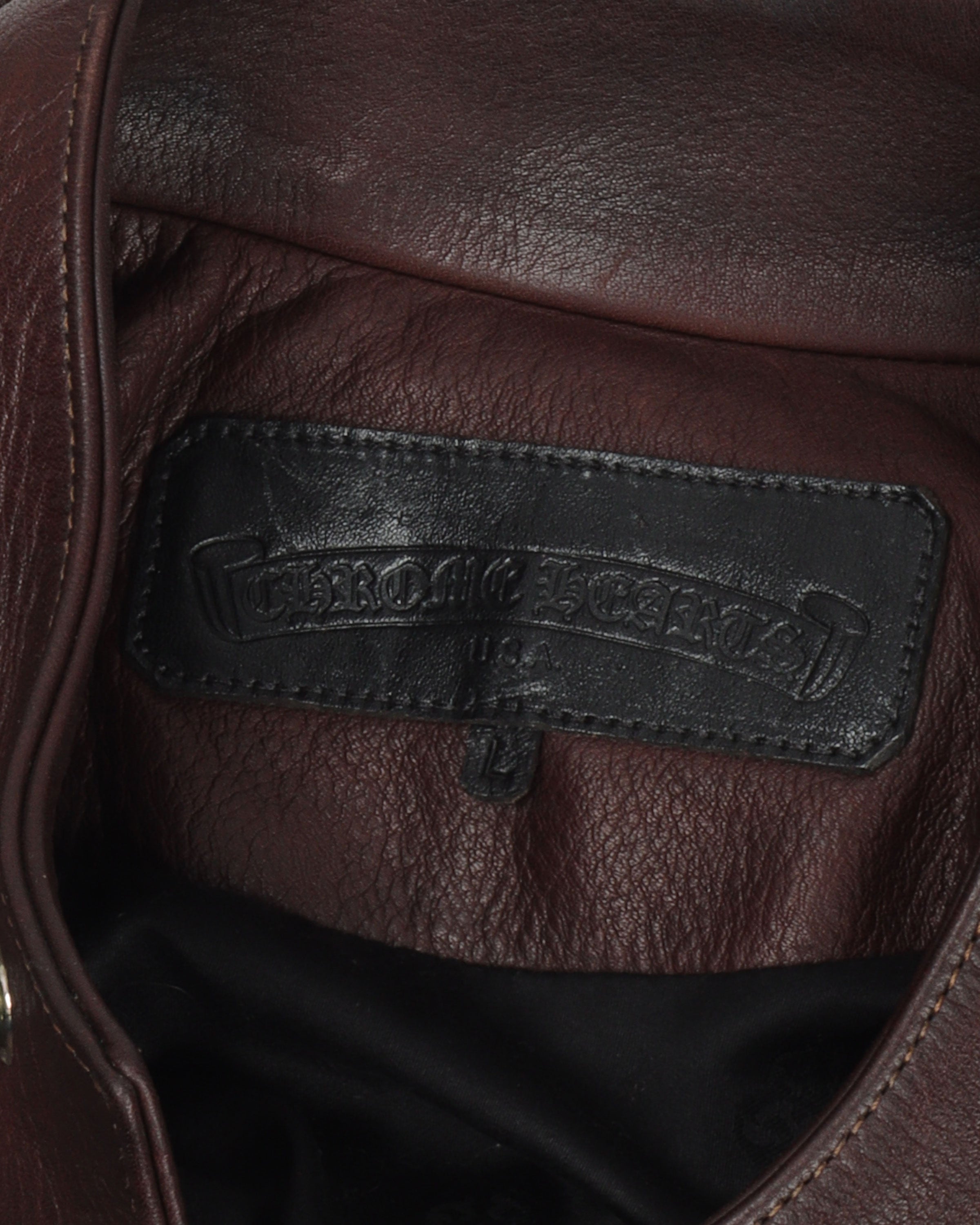 1 of 1 Genuine Brown Leather Motorcycle Jacket for Men - Premium Biker Riding Gear for Harley & Cruiser Riders - Perfect for Road Trips & Motorcycle Events