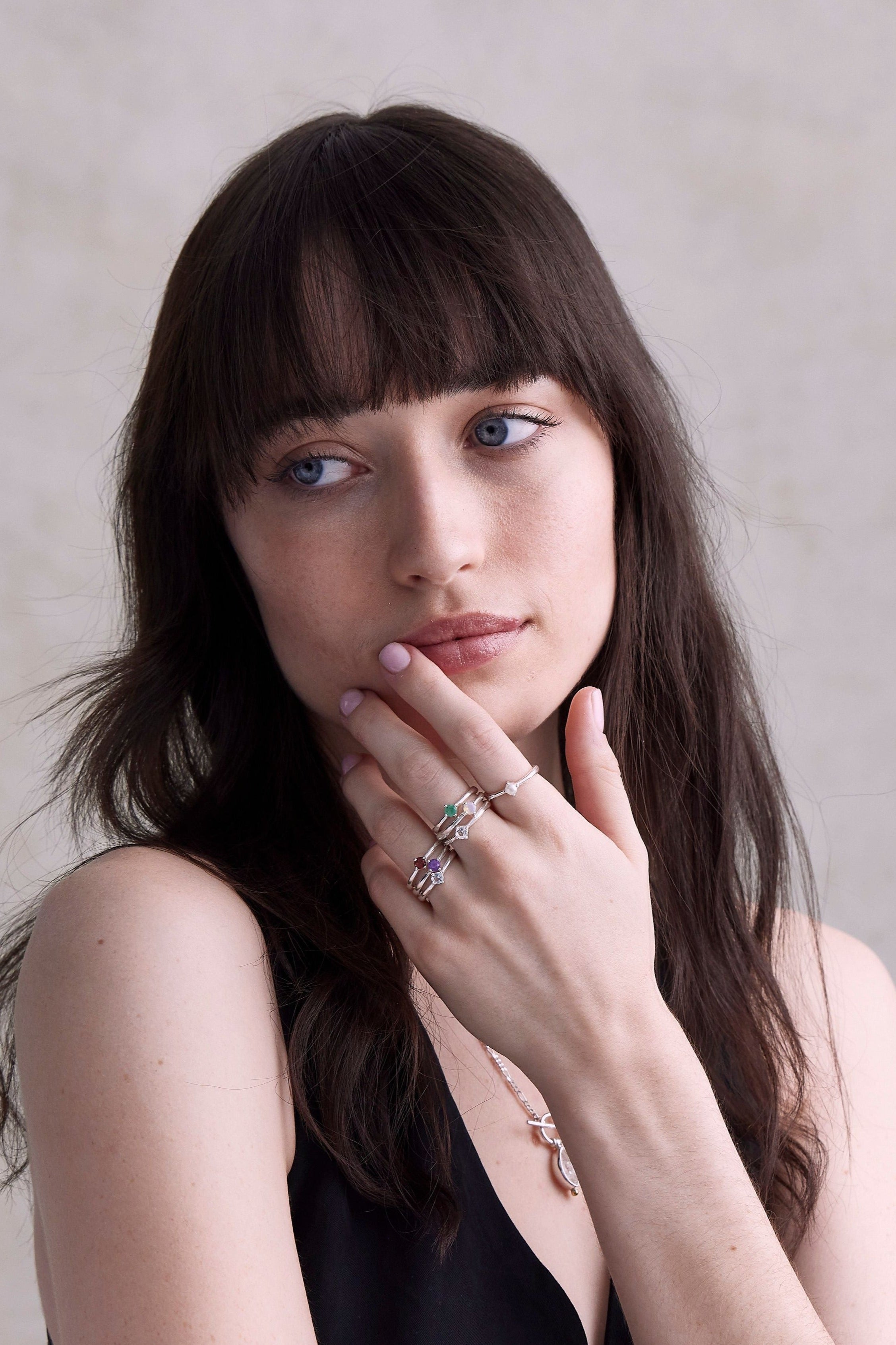 April Birthstone Ring - Genuine Topaz Silver Jewelry for Women - Perfect Gift for April Birthdays & Special Occasions