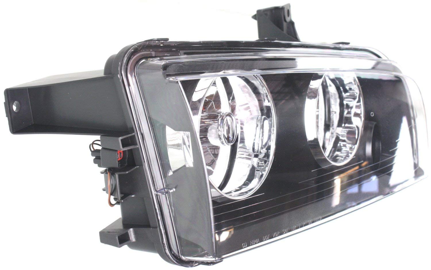 Garage-Pro Driver & Passenger Side Headlight Assembly for 2006-2007 Dodge Charger | Halogen Replacement with Bulbs | Fits Models Produced Before Nov 2006 | Replaces OEM Part# 4806164AF/4806165AF | Perfect for Night Driving & Auto Restoration Projects
