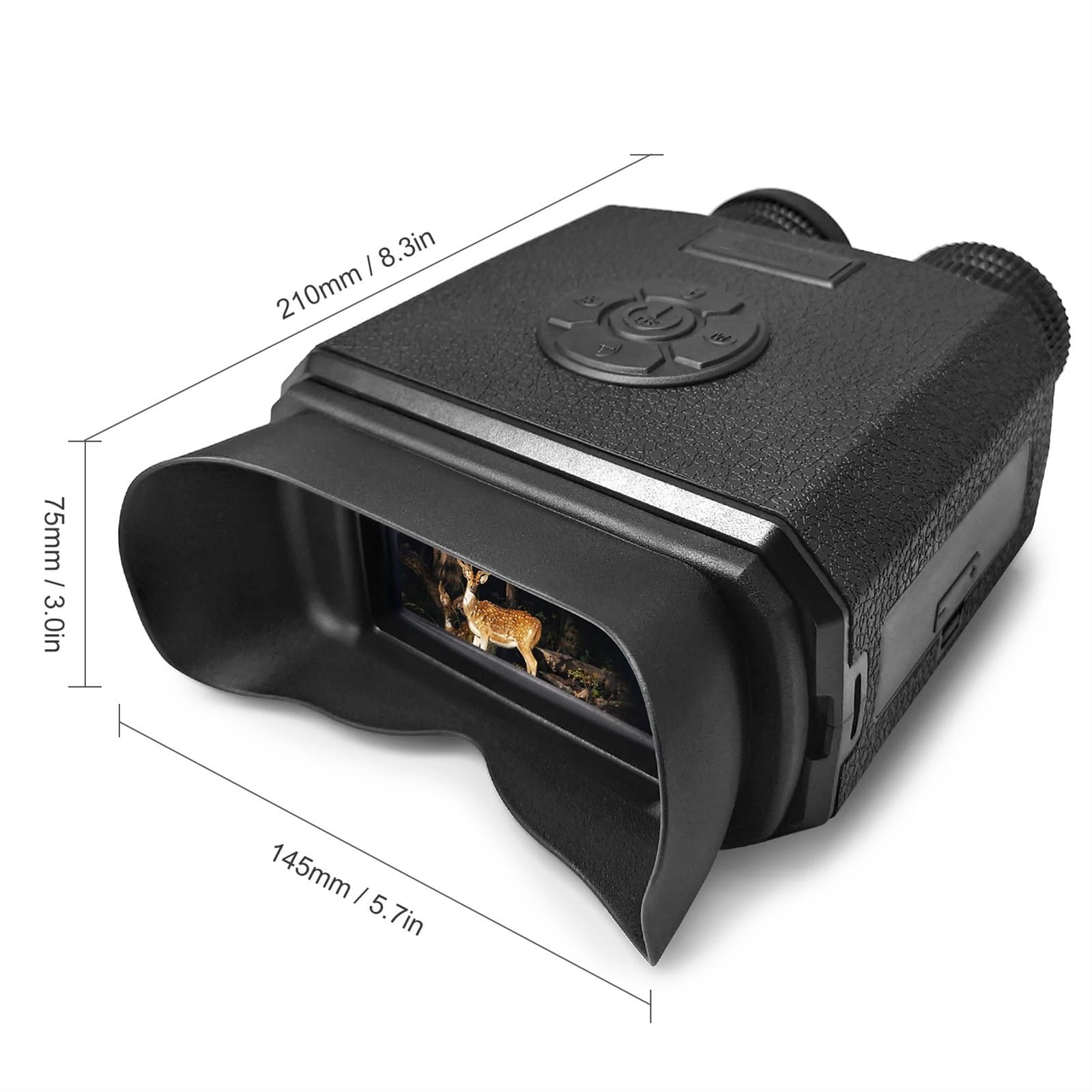HD Digital Night Vision Binoculars with High Magnification - Infrared Night Vision Device for Outdoor Photography, Hunting & Wildlife Observation - Perfect for Camping, Security Surveillance & Nighttime Adventures