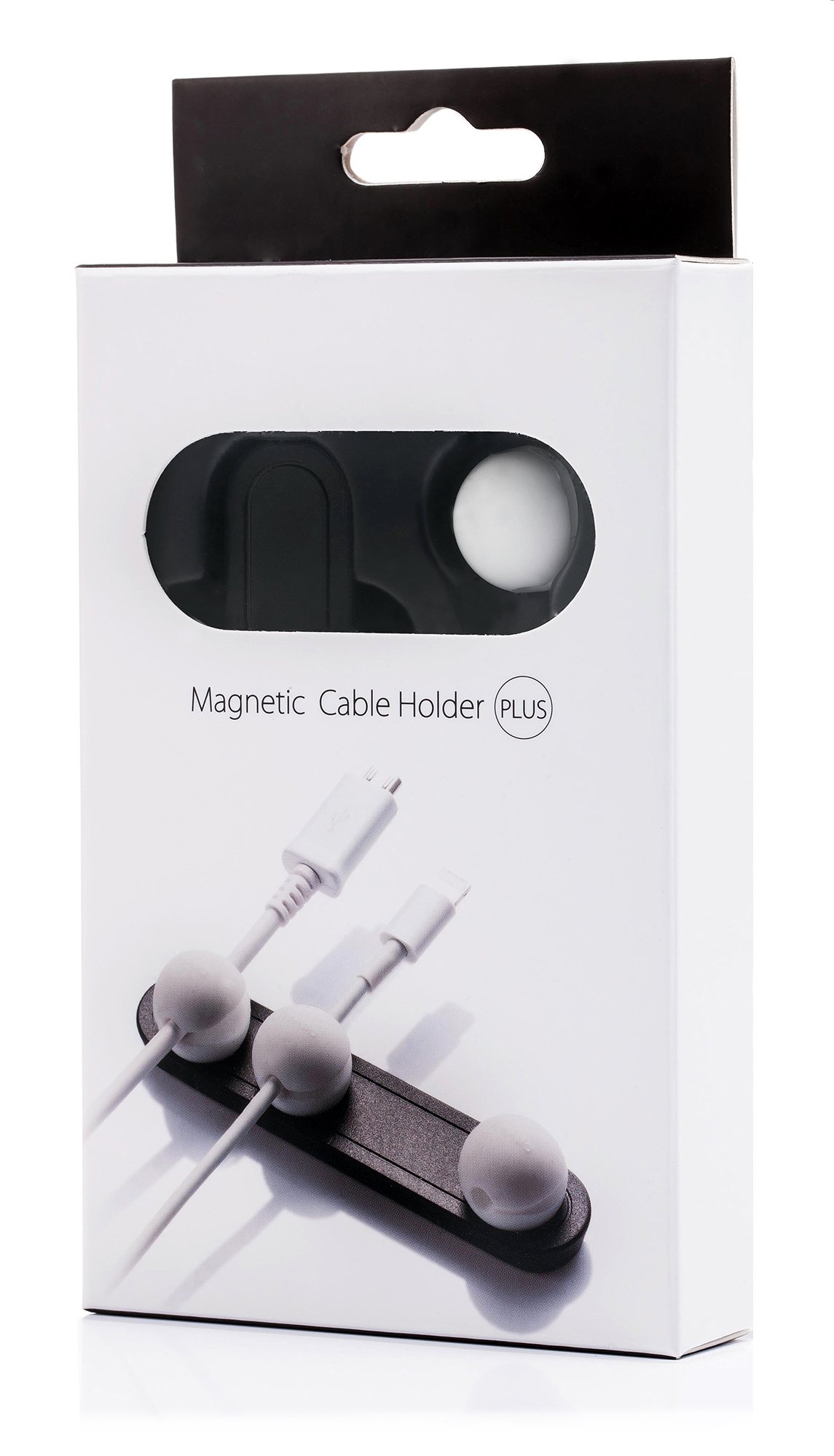 Lead Trend Magnetic Cable Holder Plus - Strong Adhesive Cord Organizer for Desk, Home & Office - White - Perfect for iPhone, Android, MacBook Chargers & Headphones