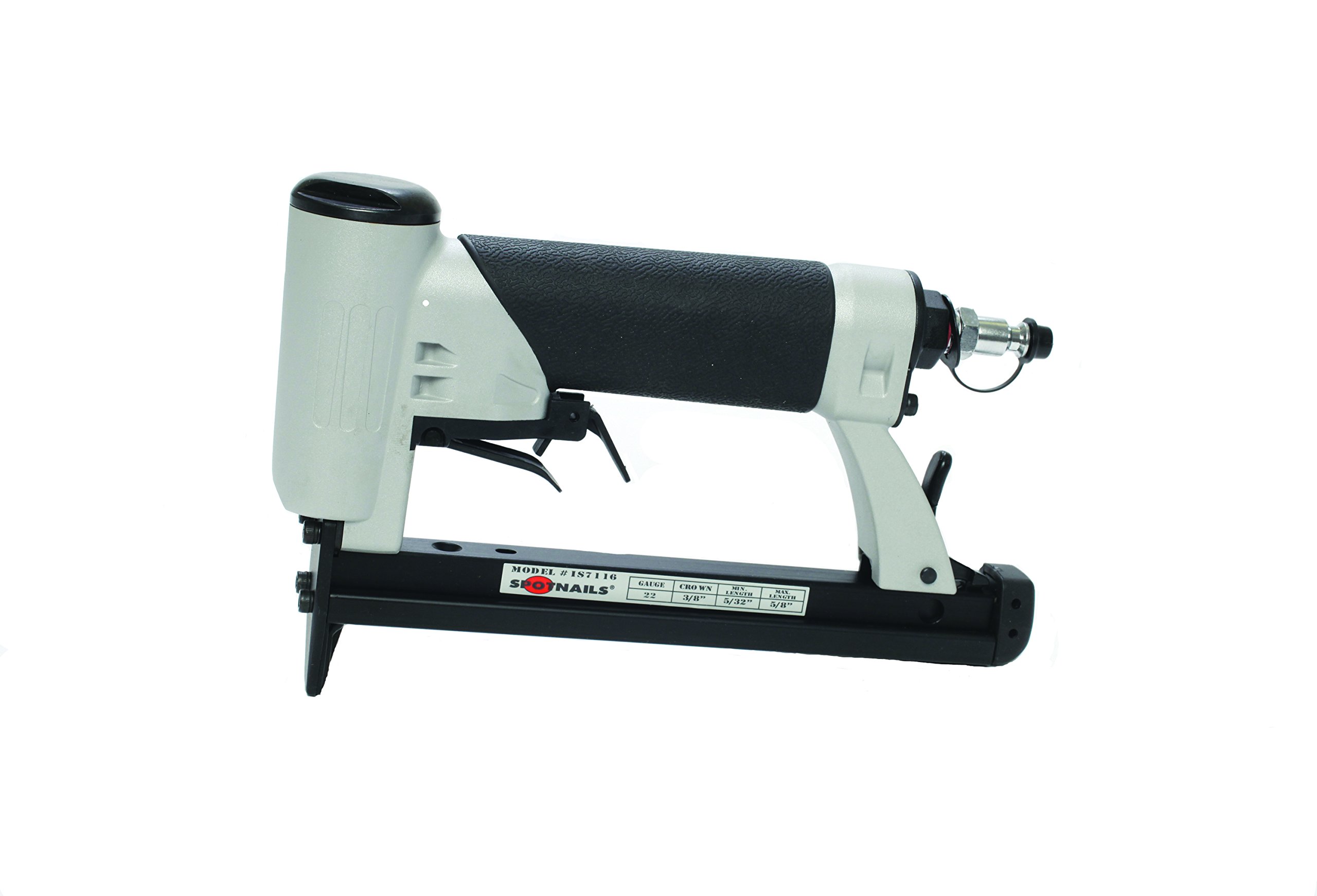 Spot Nails IS7116 22-Gauge 3/8-Inch Crown Upholstery Stapler with Rear Exhaust - Perfect for Furniture Repair, DIY Upholstery Projects & Home Decor
