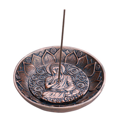 Zen Buddha Incense Holder - Handcrafted Resin Incense Burner for Meditation, Yoga & Home Decor | Perfect for Relaxation, Spiritual Practice & Aromatherapy