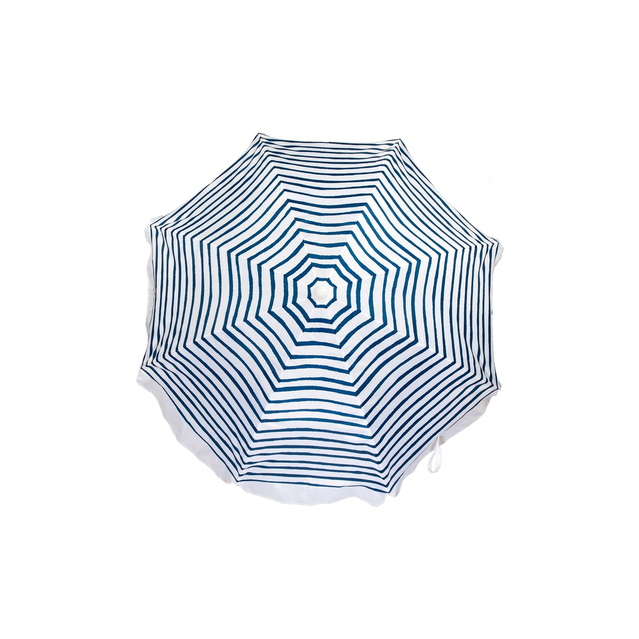 ECO-Friendly Beach Umbrella - UPF 50+ Sun Protection, Windproof & Portable for Outdoor Activities - Perfect for Beach, Poolside, Camping & Picnics (Indigo Blue)