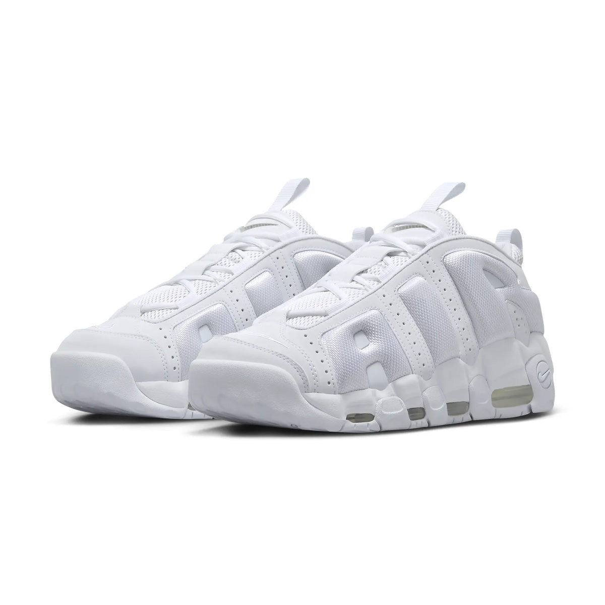 Nike Air More Uptempo Low Sneakers - White Basketball Shoes for Men & Women | Perfect for Streetwear, Casual Outfits & Court Performance