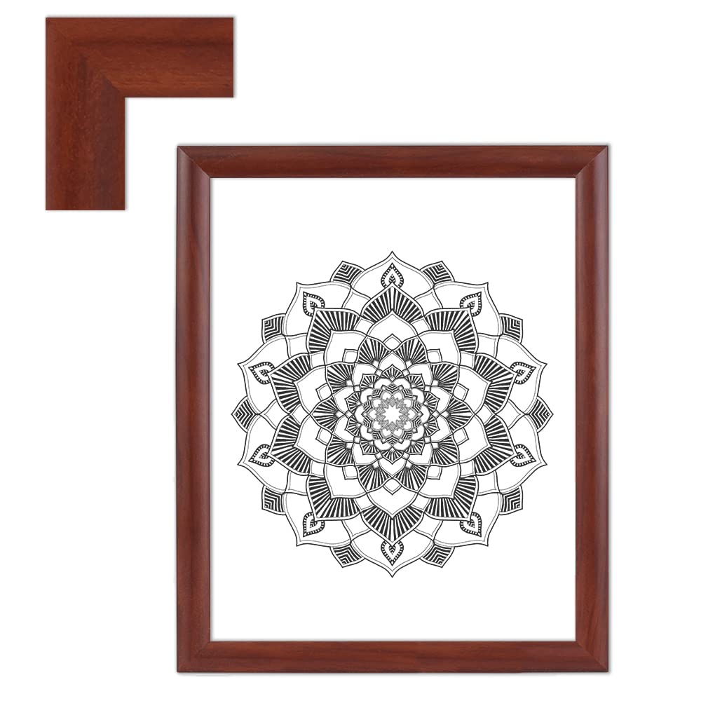 Innov8 Framing PFVS-VDOK-64 Premium Wood Picture Frames - Dark Oak Finish - 6 x 4 Inches - Perfect for Home Decor, Photo Displays & Gift Giving