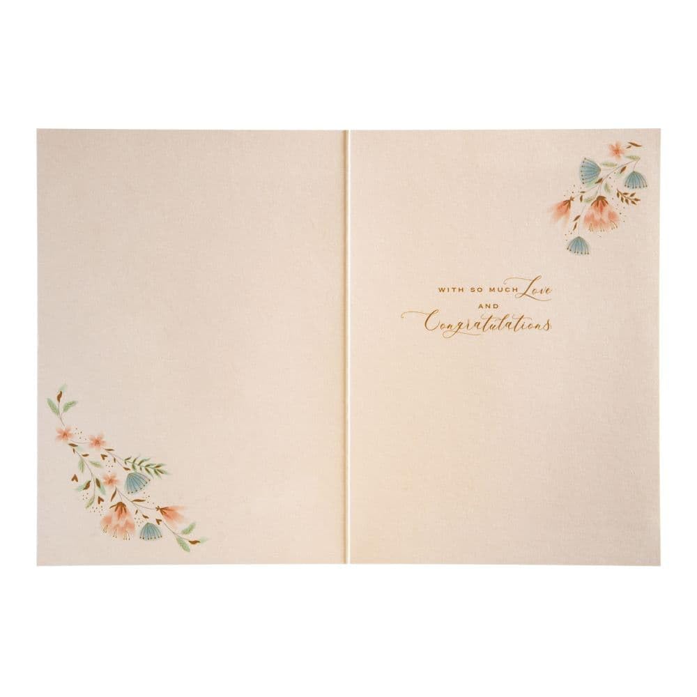 Elegant Wedding Heart Greeting Card - Perfect for Anniversaries, Bridal Showers & Romantic Celebrations