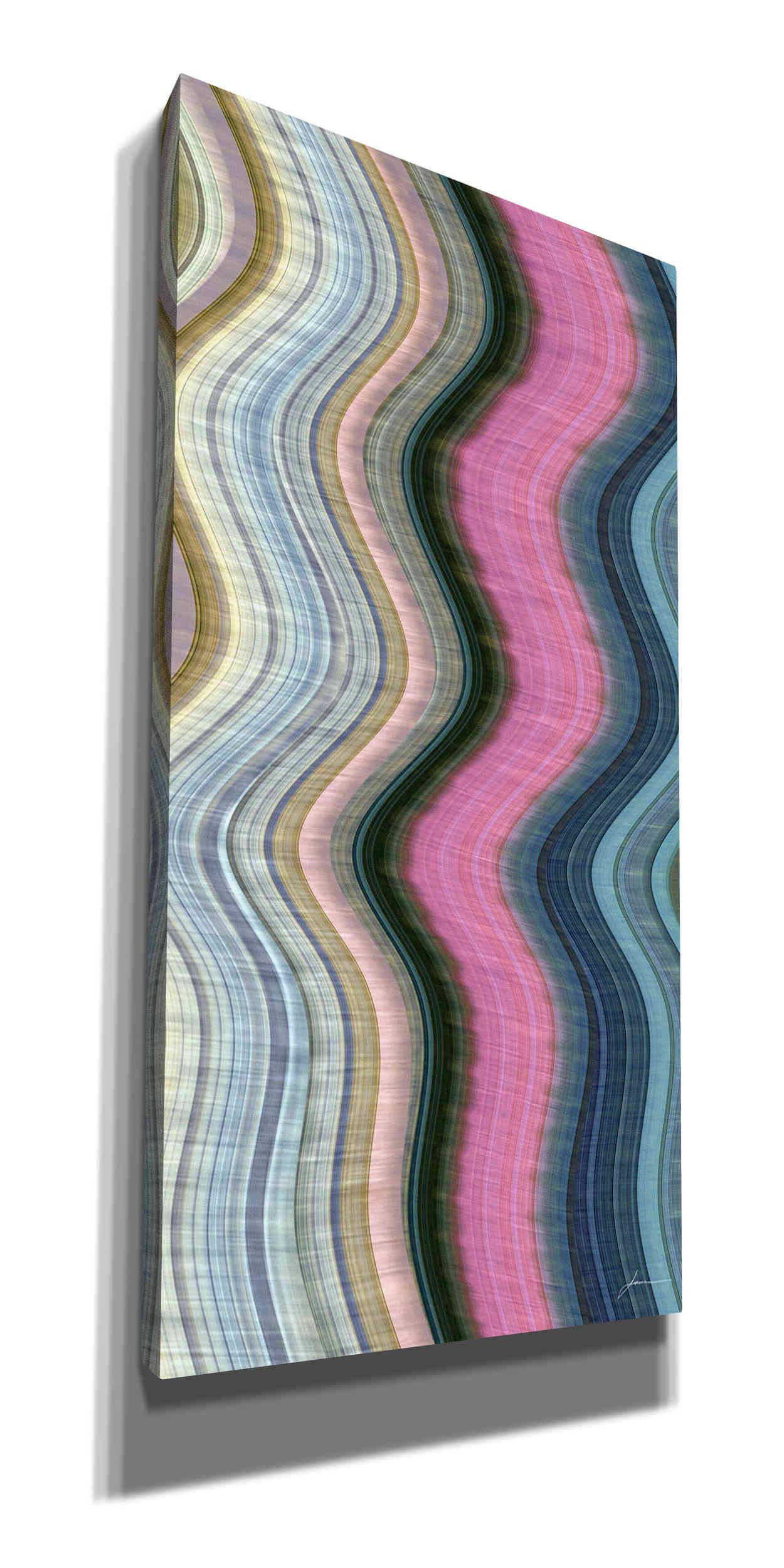 Rumba IV by James Burghardt - Modern Abstract Canvas Wall Art Painting 20x40 Inches - Perfect for Living Room, Bedroom & Office Decor