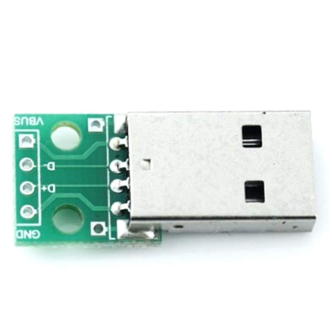 5pcs USB2.0 Male to 4P DIP Adapter Board - for DIY Electronics Projects