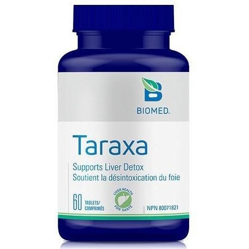 Biomed Taraxa 60 Tablets - Natural Liver Support Supplement for Detox & Digestion - Perfect for Daily Wellness & Cleansing Routine