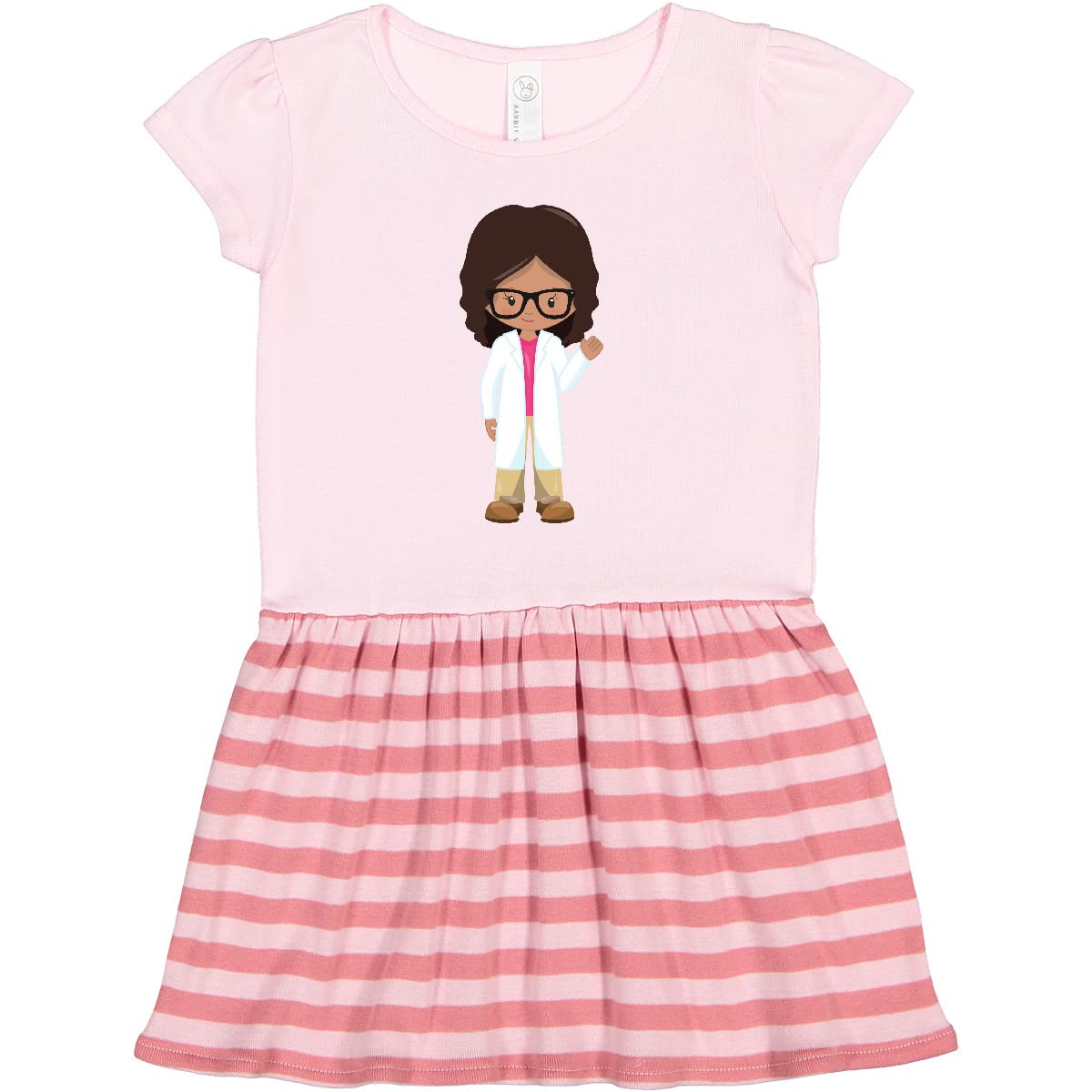Inktastic Science Girl Toddler Dress - Cute Latina Scientist Outfit for Kids | Perfect for School, Parties & STEM Events