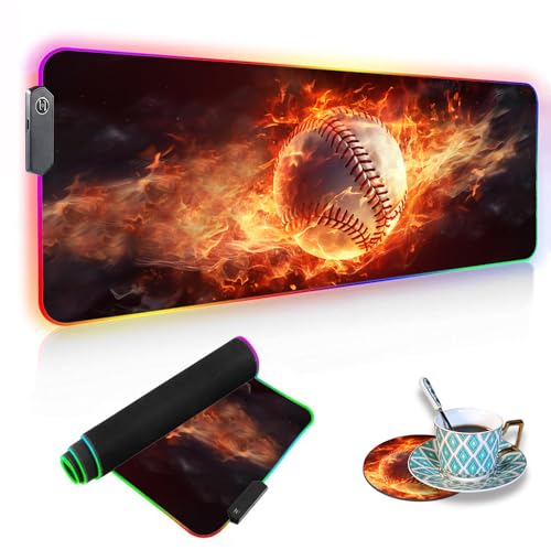 Burning Baseball Fire and Water