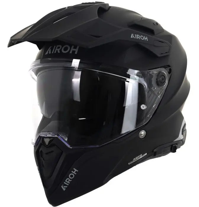 Airoh Commander 2 Motorcycle Helmet - Matte Black Full Face Helmet for Street & Racing Bikes - DOT & ECE Certified for Safety - Perfect for Commuting, Touring & Track Days
