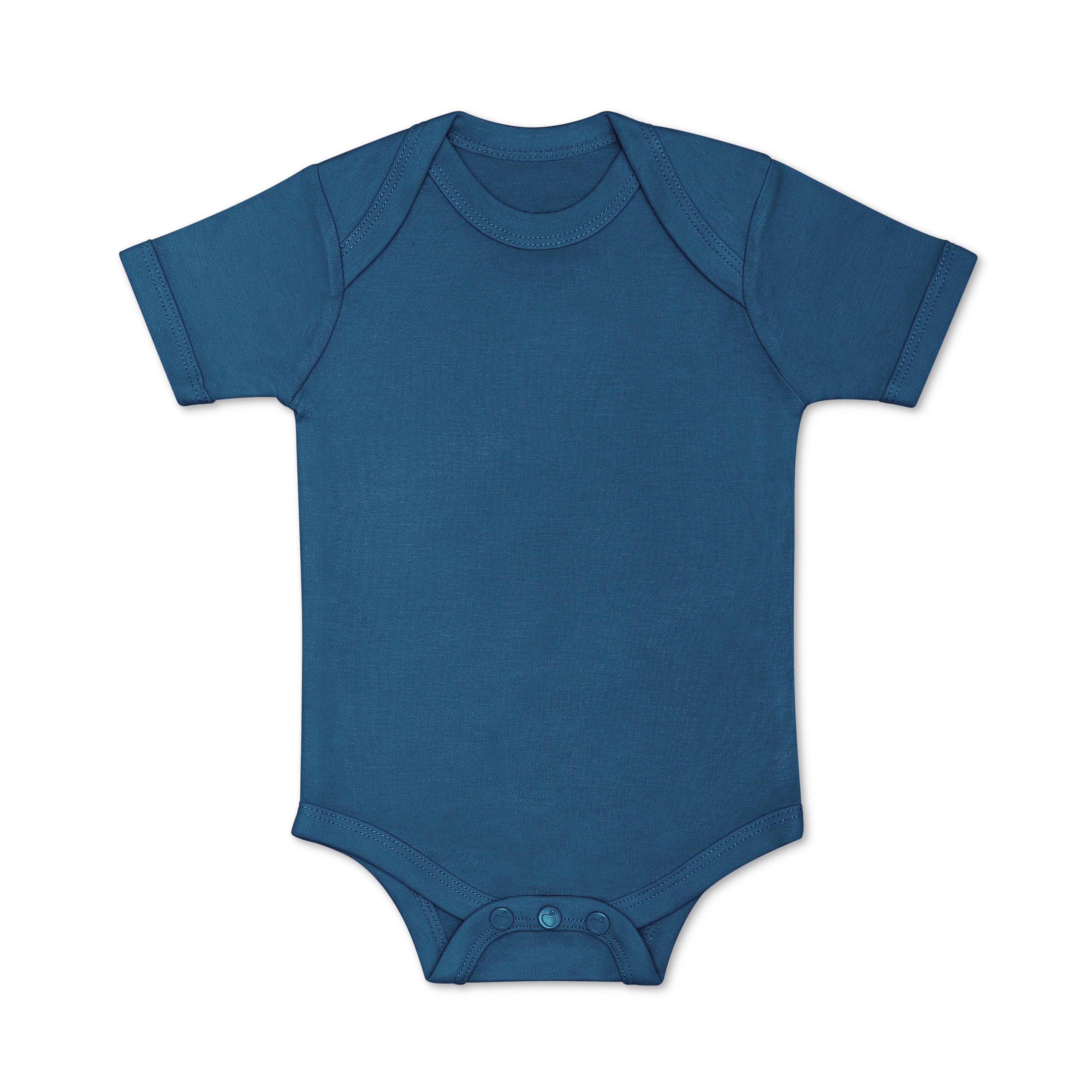 Organic Bamboo Blend Baby Onesie - Soft & Breathable Unisex Bodysuit for Newborns & Infants - Perfect for Playtime, Sleep & Everyday Comfort - Marine Blue