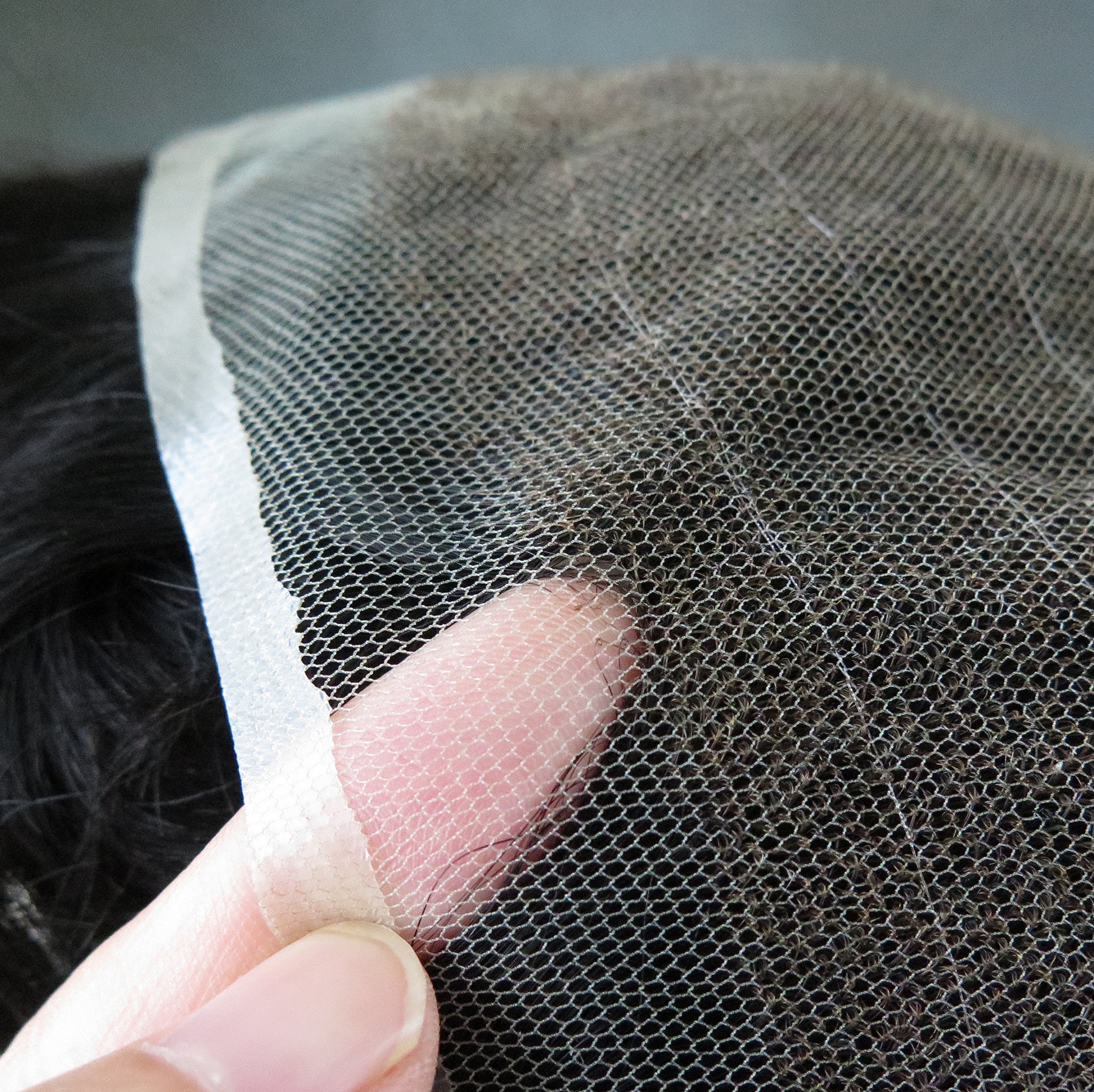 Premium Men's Toupee Human Hair Replacement System - All French Lace Hairpiece for Natural Look | Comfortable & Breathable Hair Unit for Daily Wear & Special Occasions