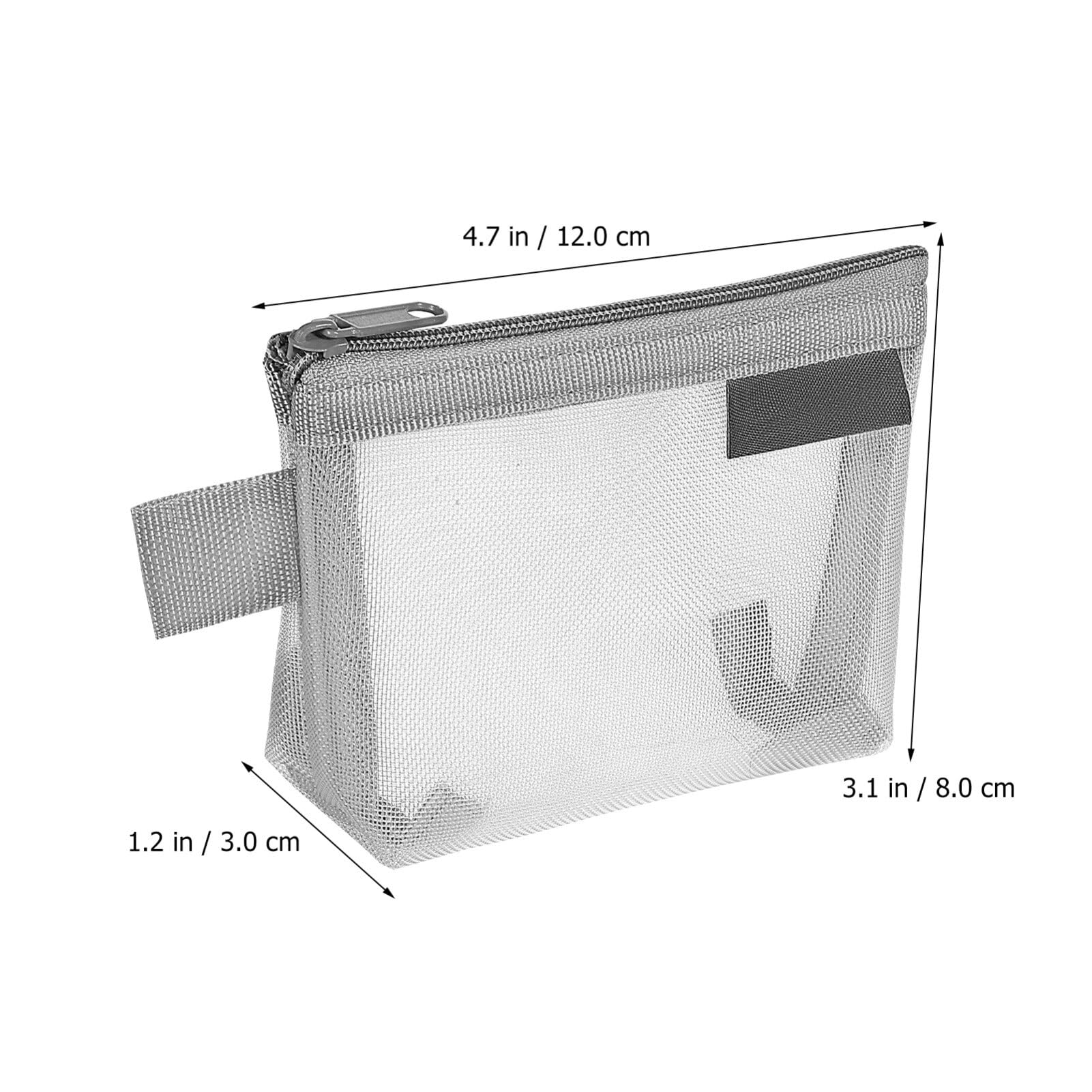 Healifty 3-Pack Mesh Coin Purses - Mini Makeup Organizer Bags for Cosmetics, Jewelry & Change - Portable Travel Storage Pouches for Women (Ideal for Travel, Gym & Daily Essentials Organization)