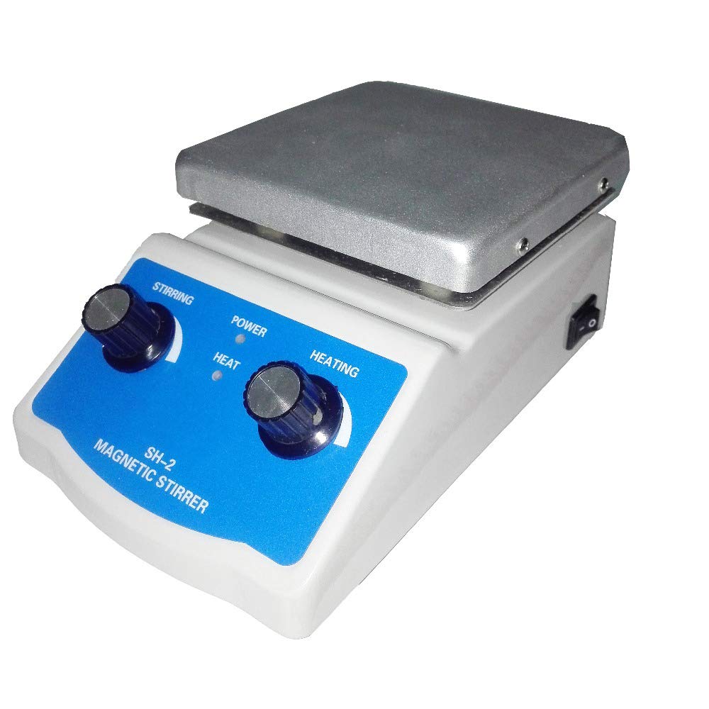 LANTAO Hot Plate Magnetic Stirrer 110V 60Hz with Stepless Speed Control - Lab Equipment for Chemistry Experiments, Scientific Research & Healthcare Applications