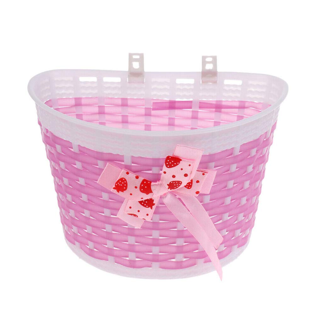 Timpfee Kids Bike Basket - Durable Front Bicycle Basket for Boys & Girls Ages 3-8 - Perfect for School, Picnics & Outdoor Adventures