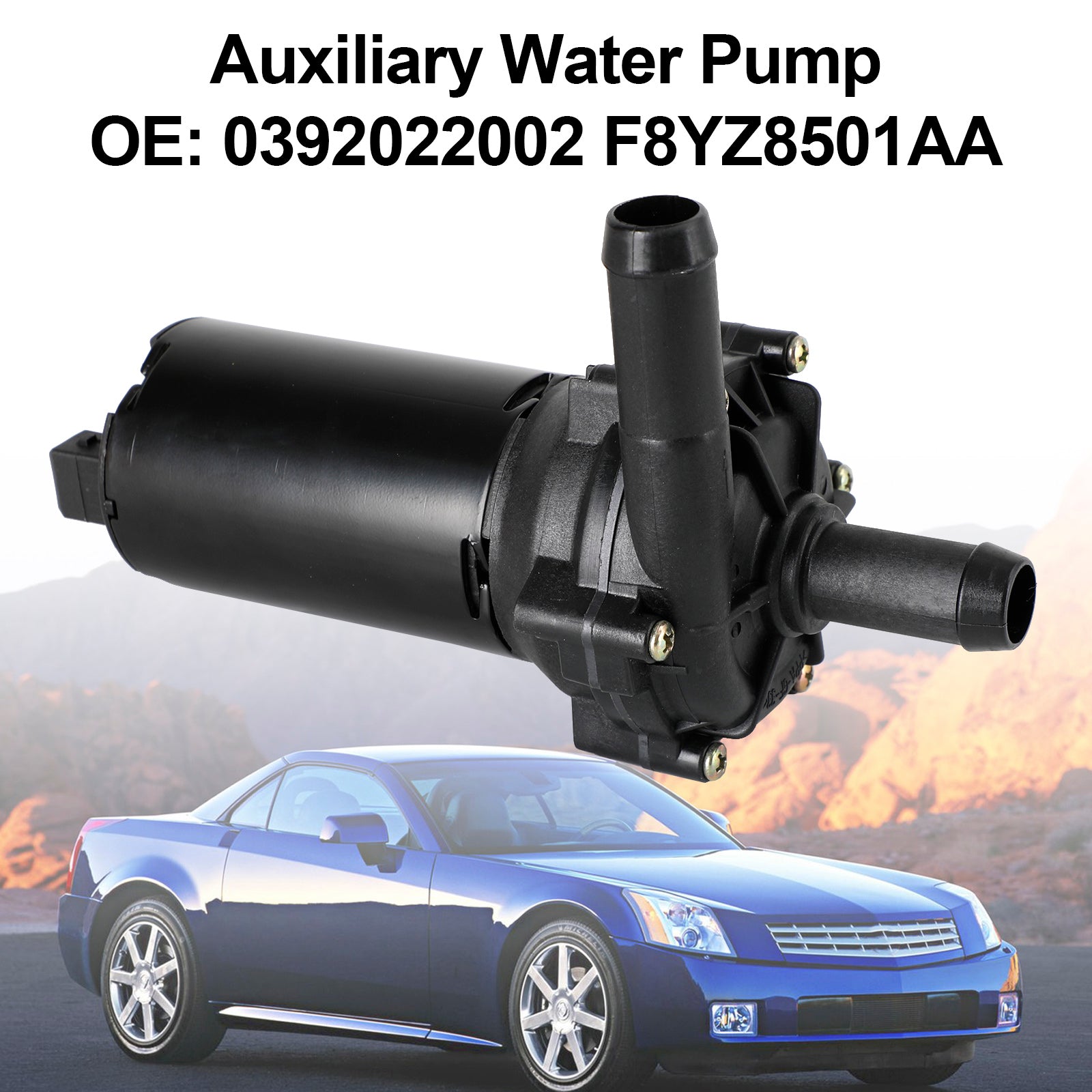 Original OEM 0392022002 F8YZ8501AA 11229010101 Electric Auxiliary Water Pump Compatible with Range Rover - Perfect for Engine Cooling System Repair & Maintenance