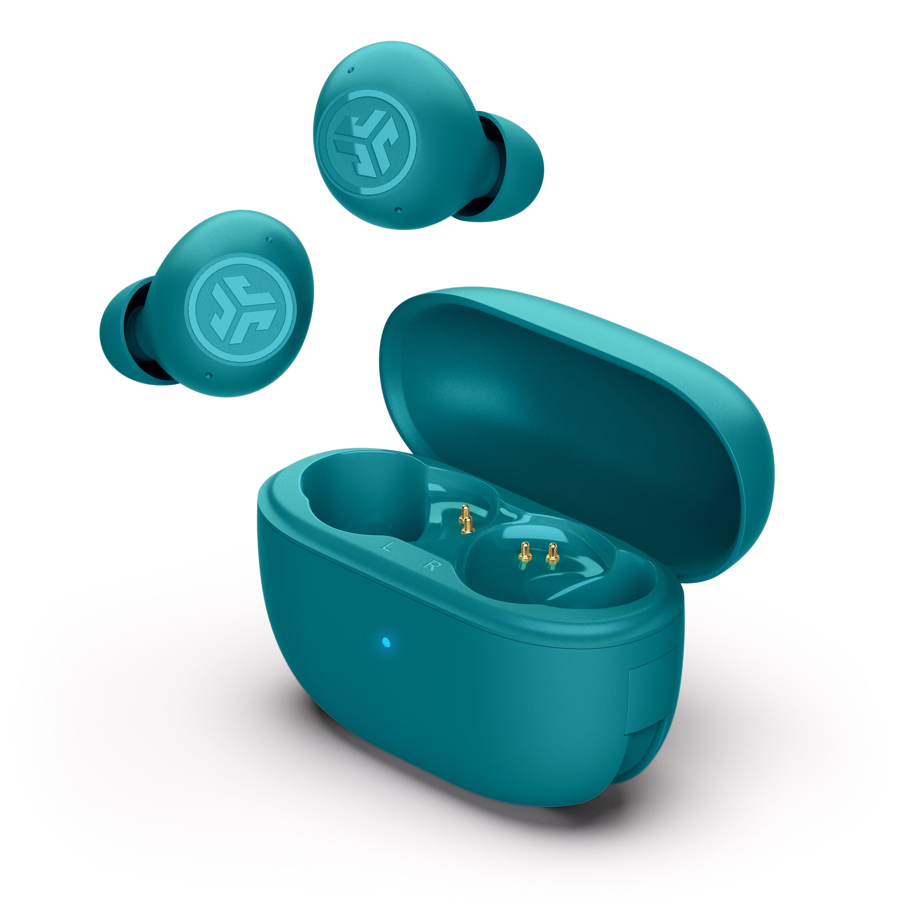 Go Pop ANC True Wireless Earbuds - Bluetooth 5.0, Active Noise Cancelling, 30H Playtime, IPX5 Waterproof, HD Sound for Gym, Running, Work & Travel (Teal)