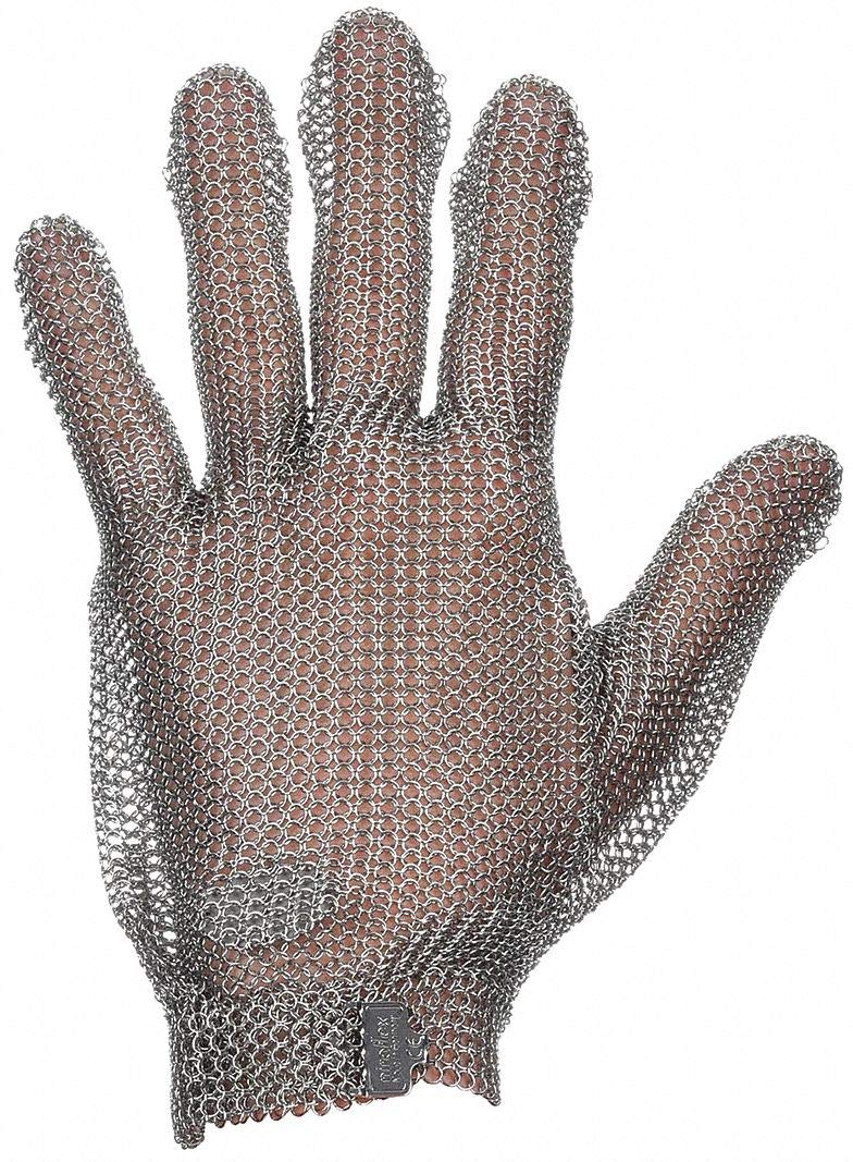 Cut Resistant Gloves Level 5, Silver Fiber Work Gloves for Kitchen, Construction & Outdoor Use - Medium Size (M) - Durable Safety Gloves for Cooking, Gardening & DIY Projects